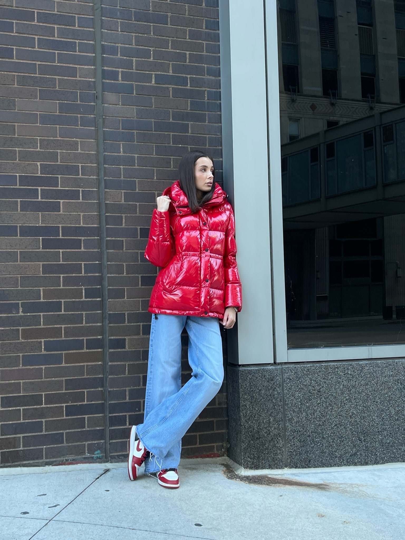 Gia Laqué Premium Down Hooded Jacket - Energize Trek