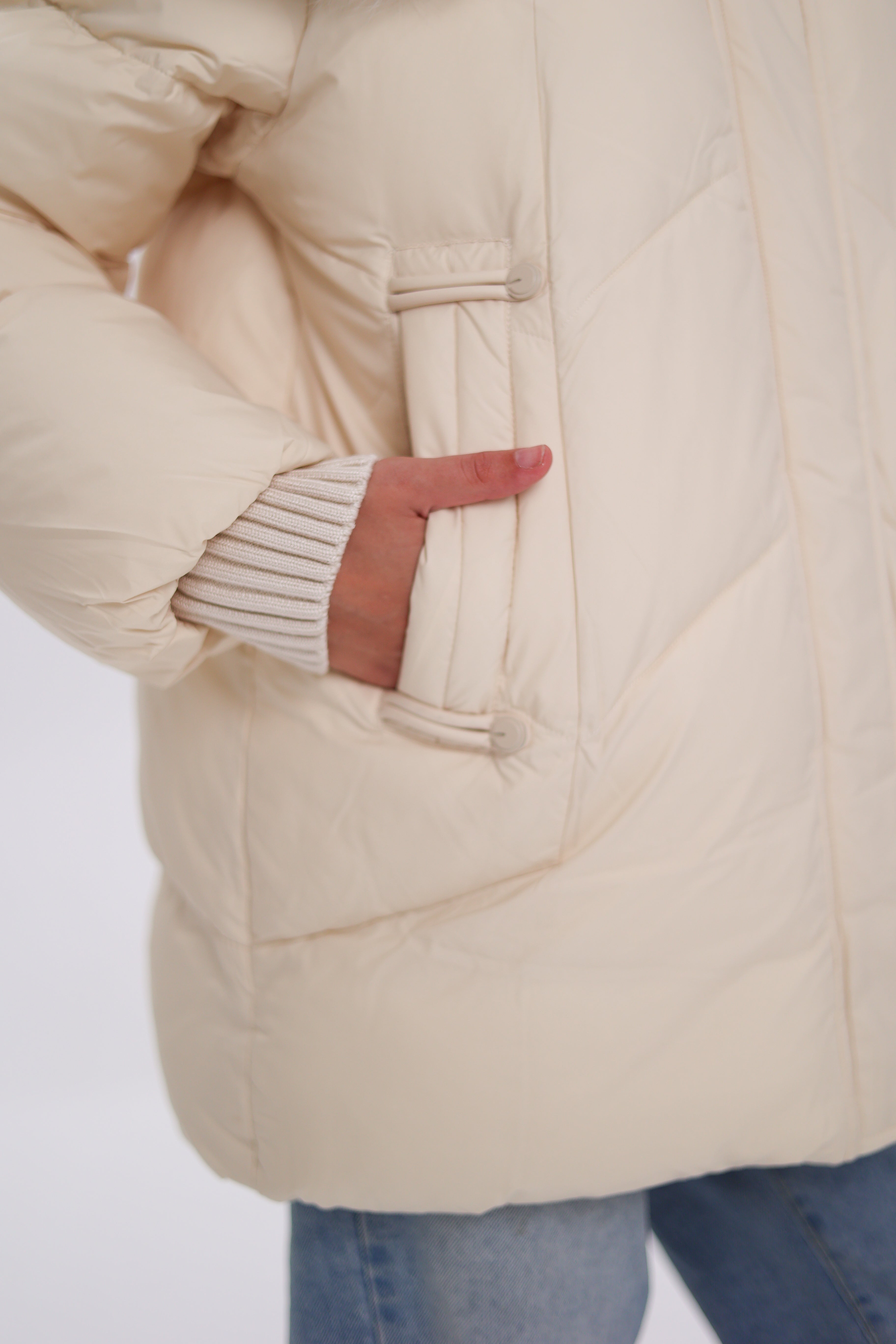 Genuine Polar Fox Thinsulate™ Coat - Energize Trek