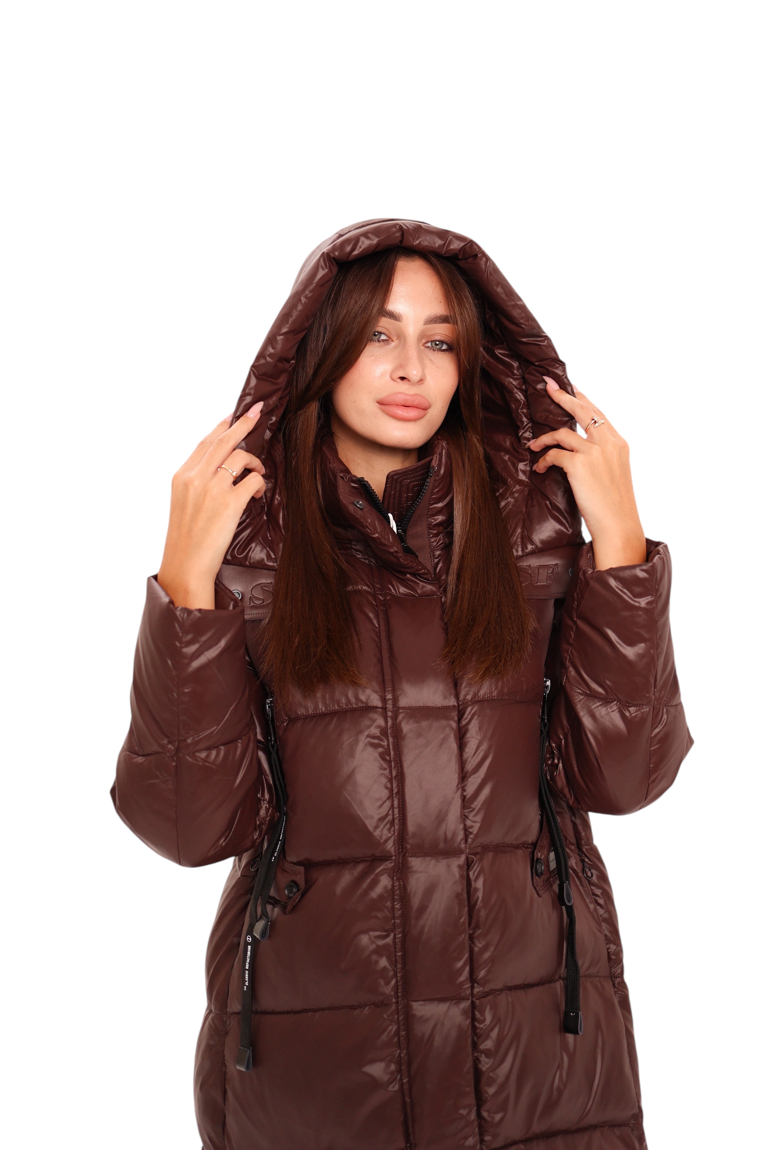 Espresso Shine Insulated Bio-Down Puffer - Energize Trek