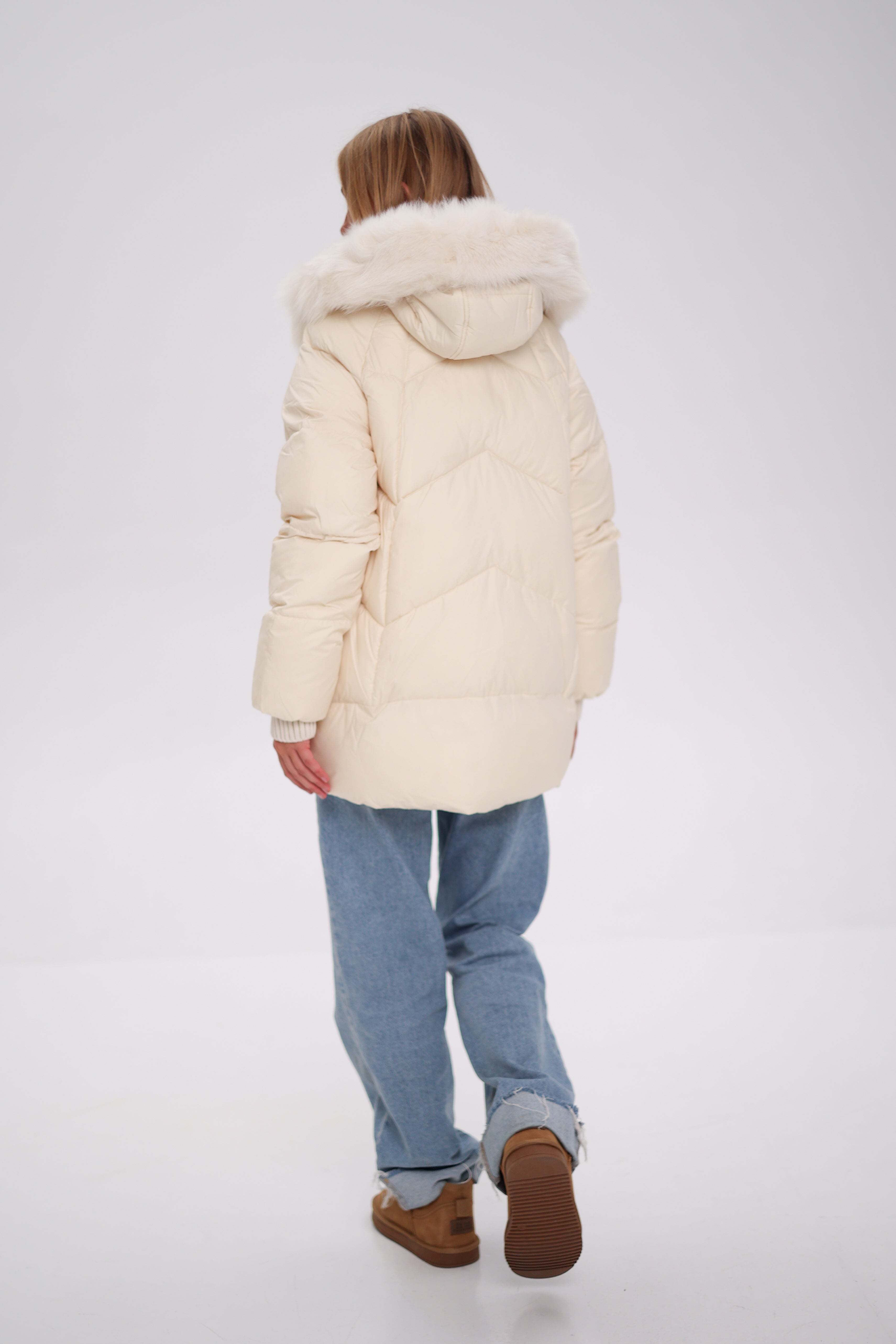 Genuine Polar Fox Thinsulate™ Coat - Energize Trek