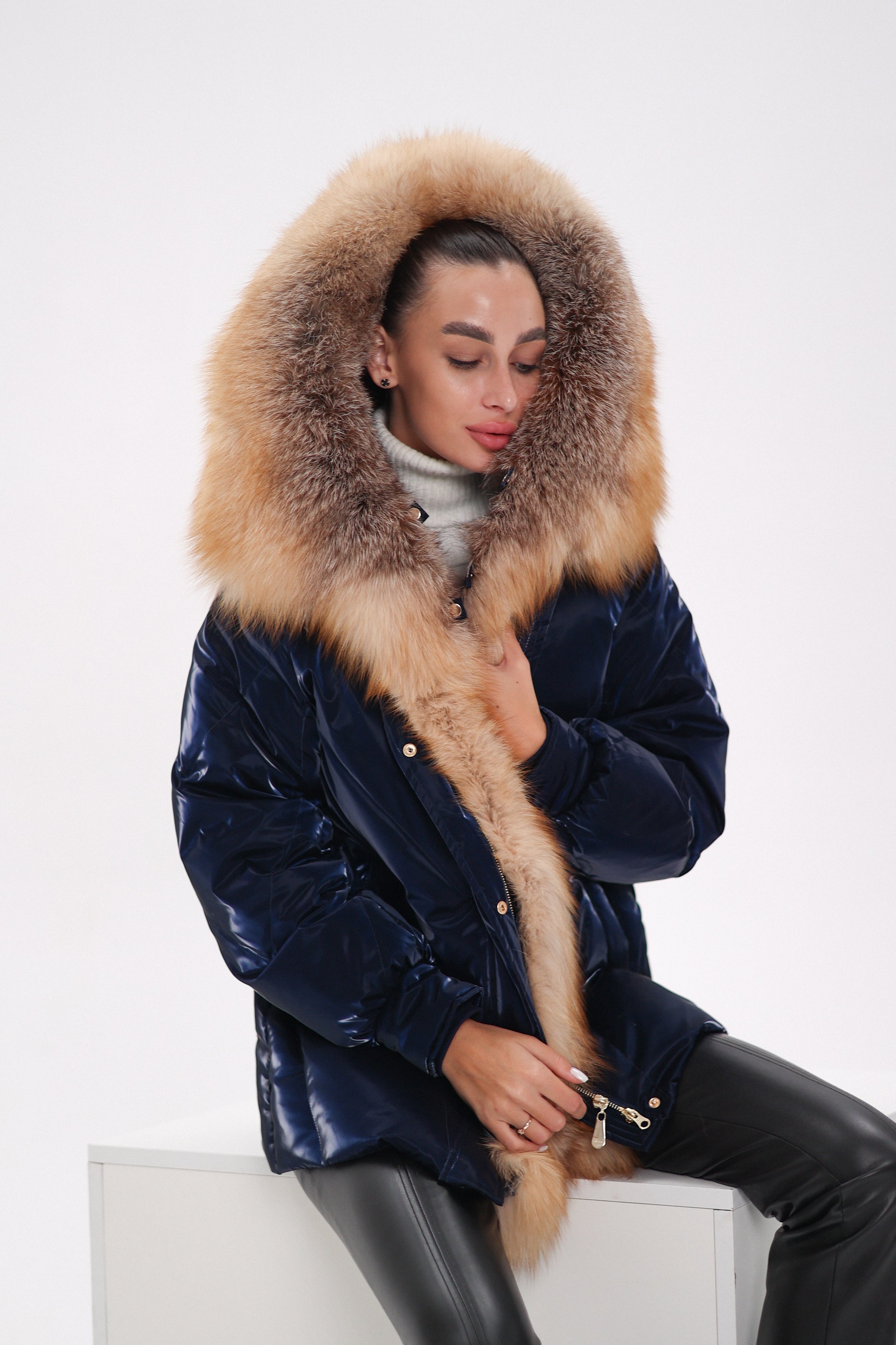 Genuine Red Fox Premium Down Fill Vinyl Parka - Energize Trek