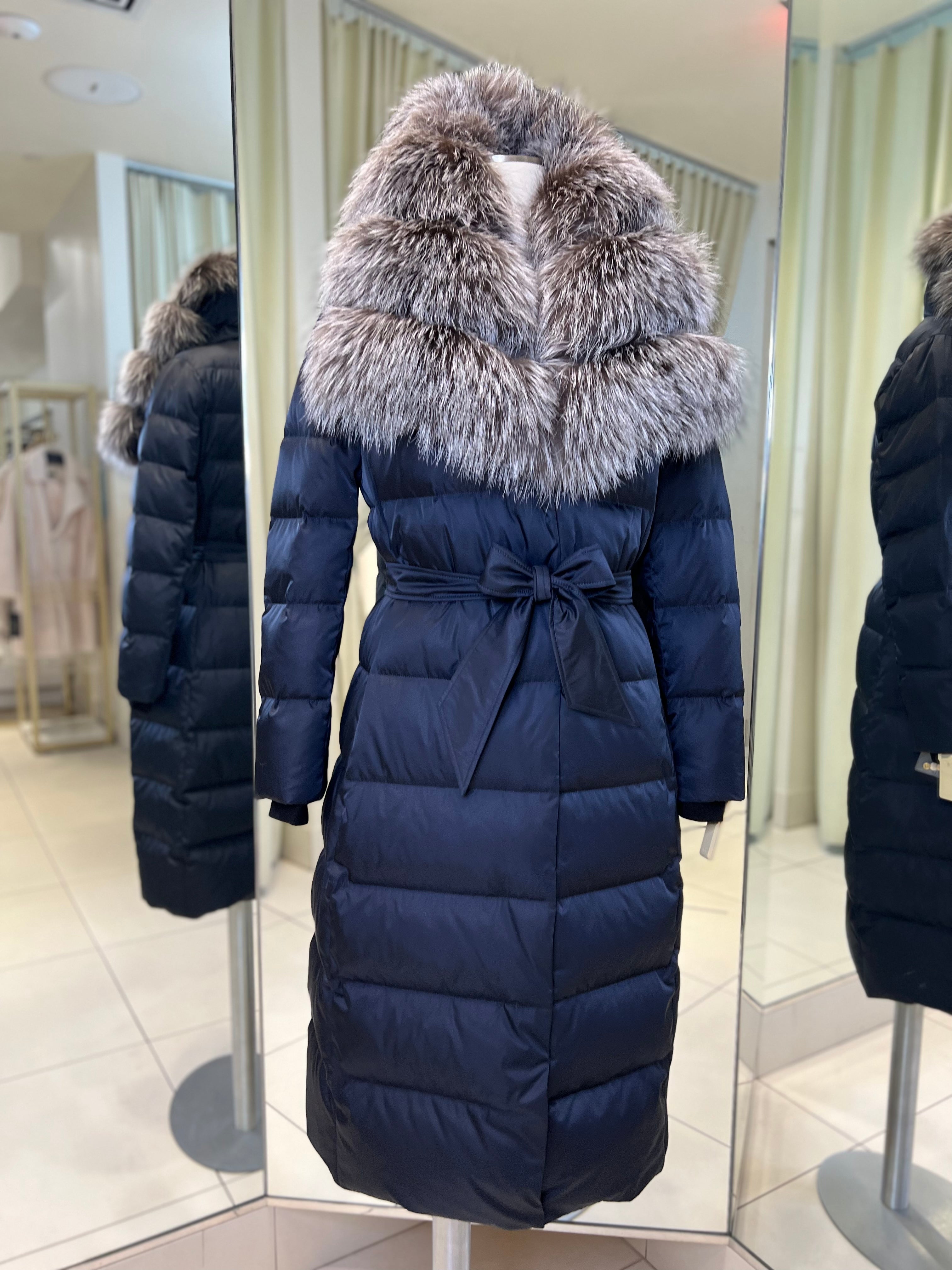 Kaimana Genuine Fox Fur Trim Premium Down Coat - Energize Trek