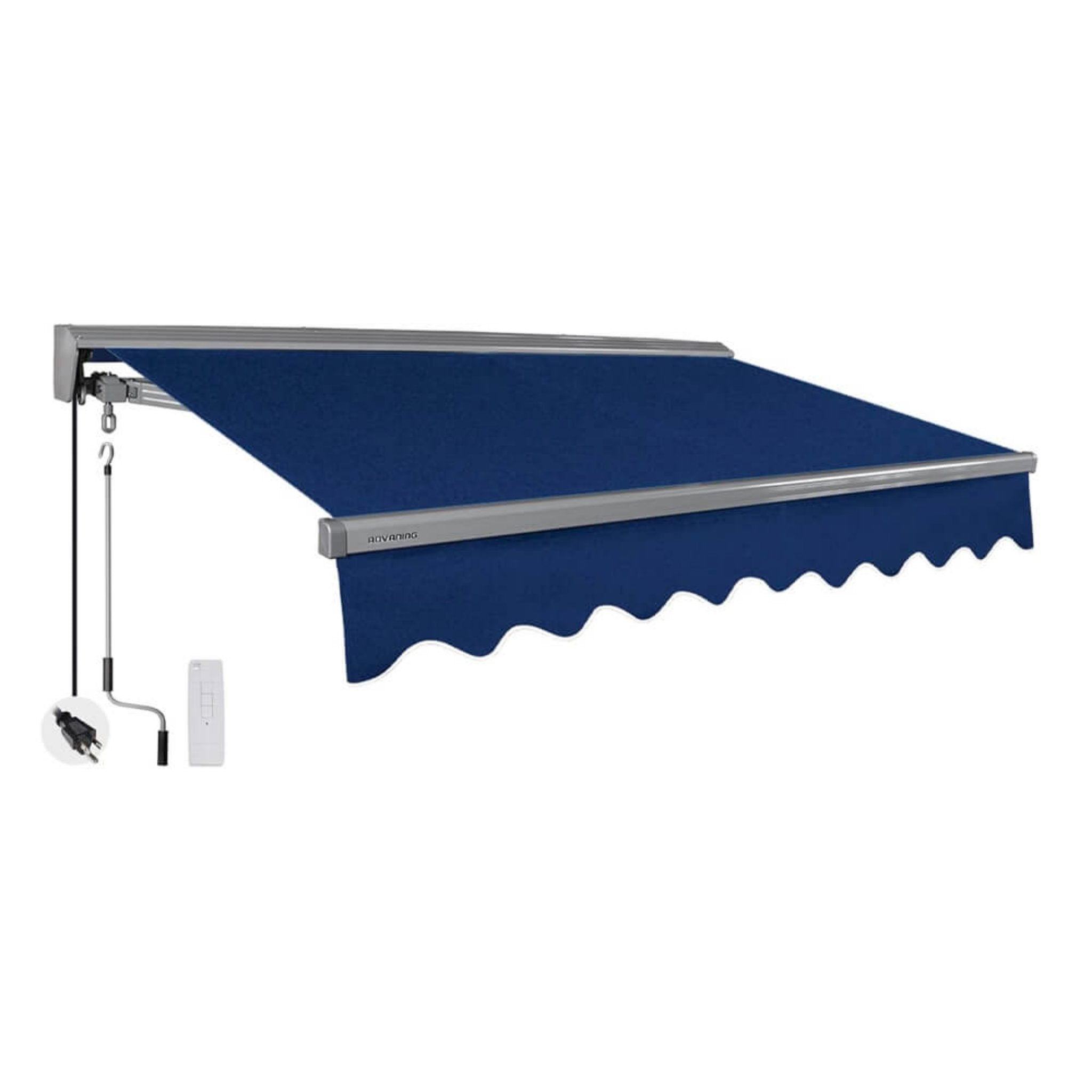 Advaning Classic Series Fully Assembled Retractable Sun Shade Canopy Awning (SAK92851) - Energize Trek