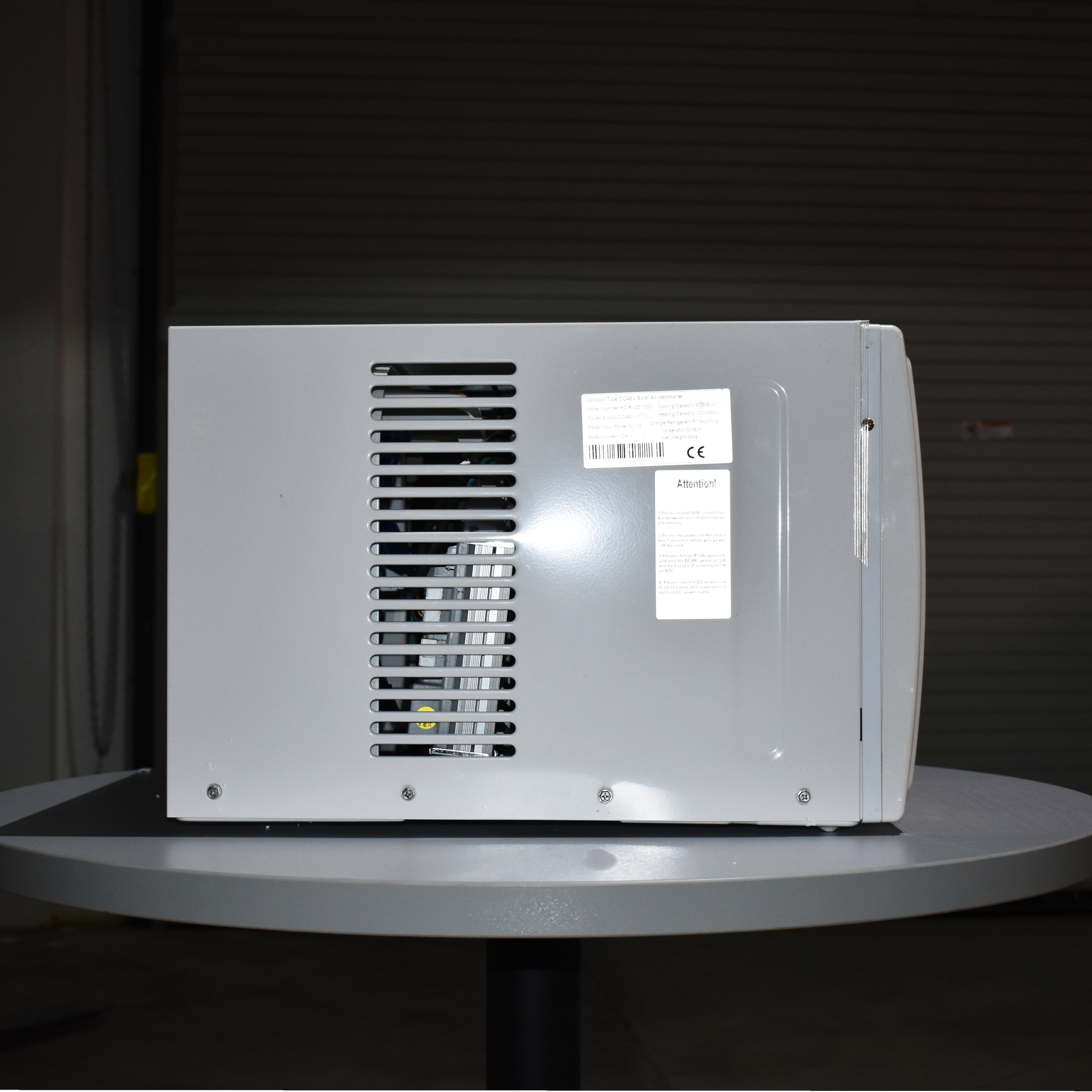 48V DC Window Air Conditioner & Heater - Energize Trek