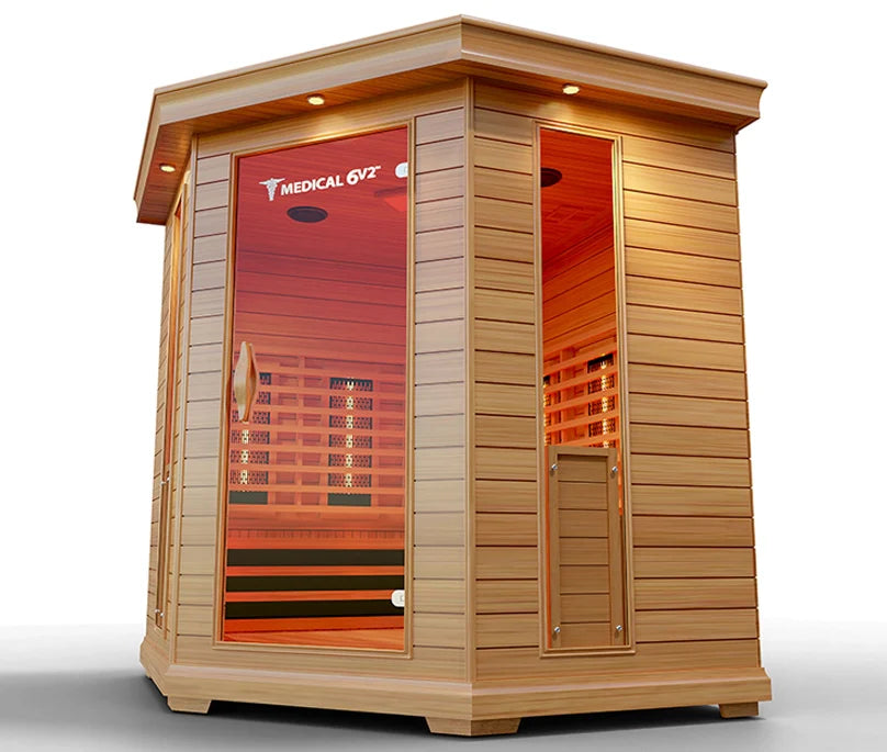 6 Person Indoor Infrared Full Spectrum Sauna | Medical 6 Plus™ - Energize Trek