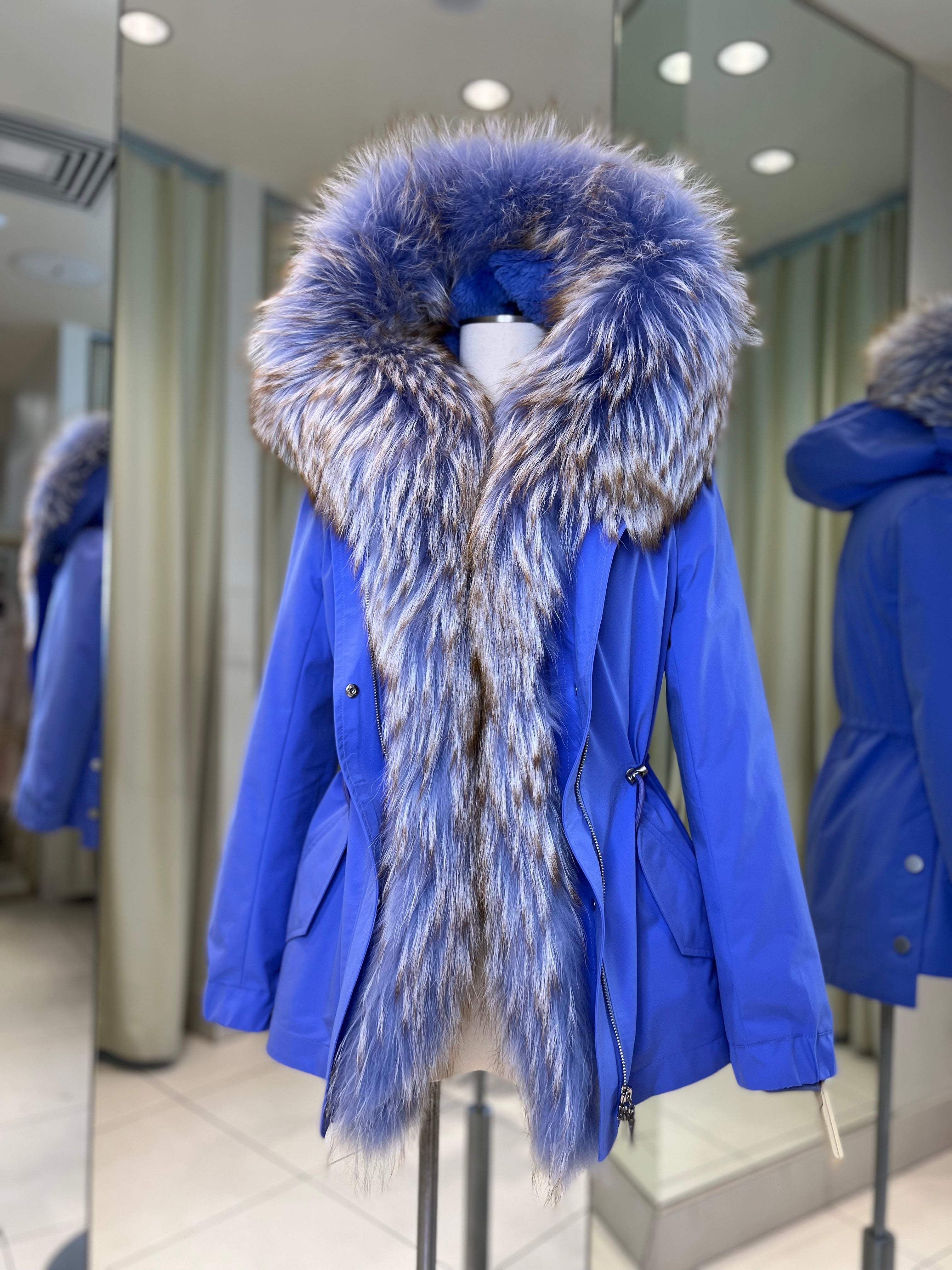 Genuine Fox Fur Rabbit Insulated Parka - Energize Trek