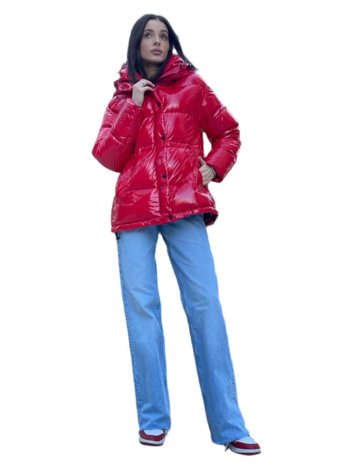 Gia Laqué Premium Down Hooded Jacket - Energize Trek