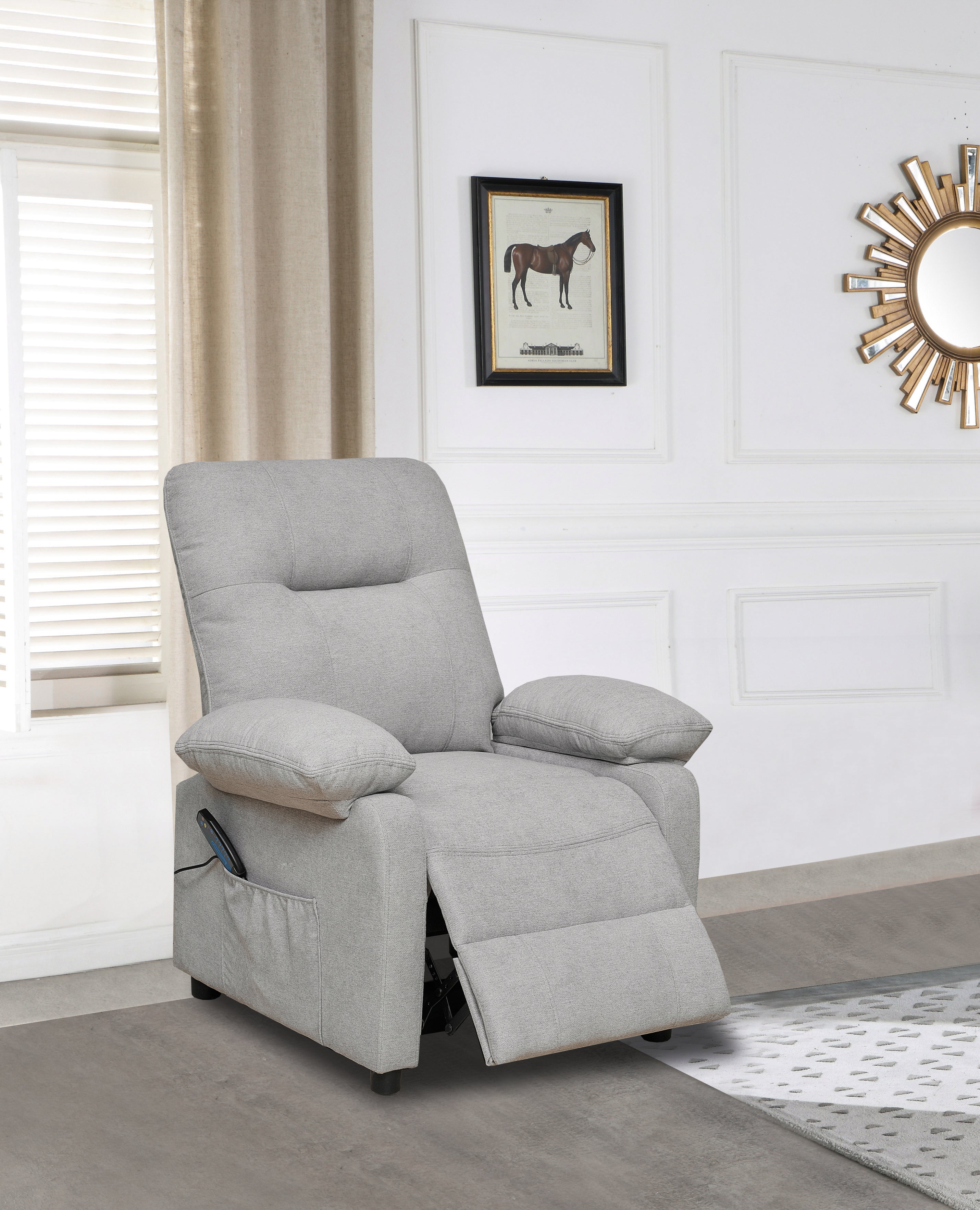 Recliner Chair with Message and Heater, Recliner Chair for Adult, Manual Control Message Chair - Energize Trek