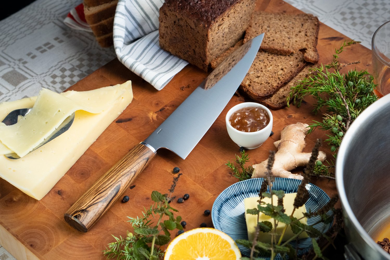 A&C Chef Knife - Bocote - Energize Trek