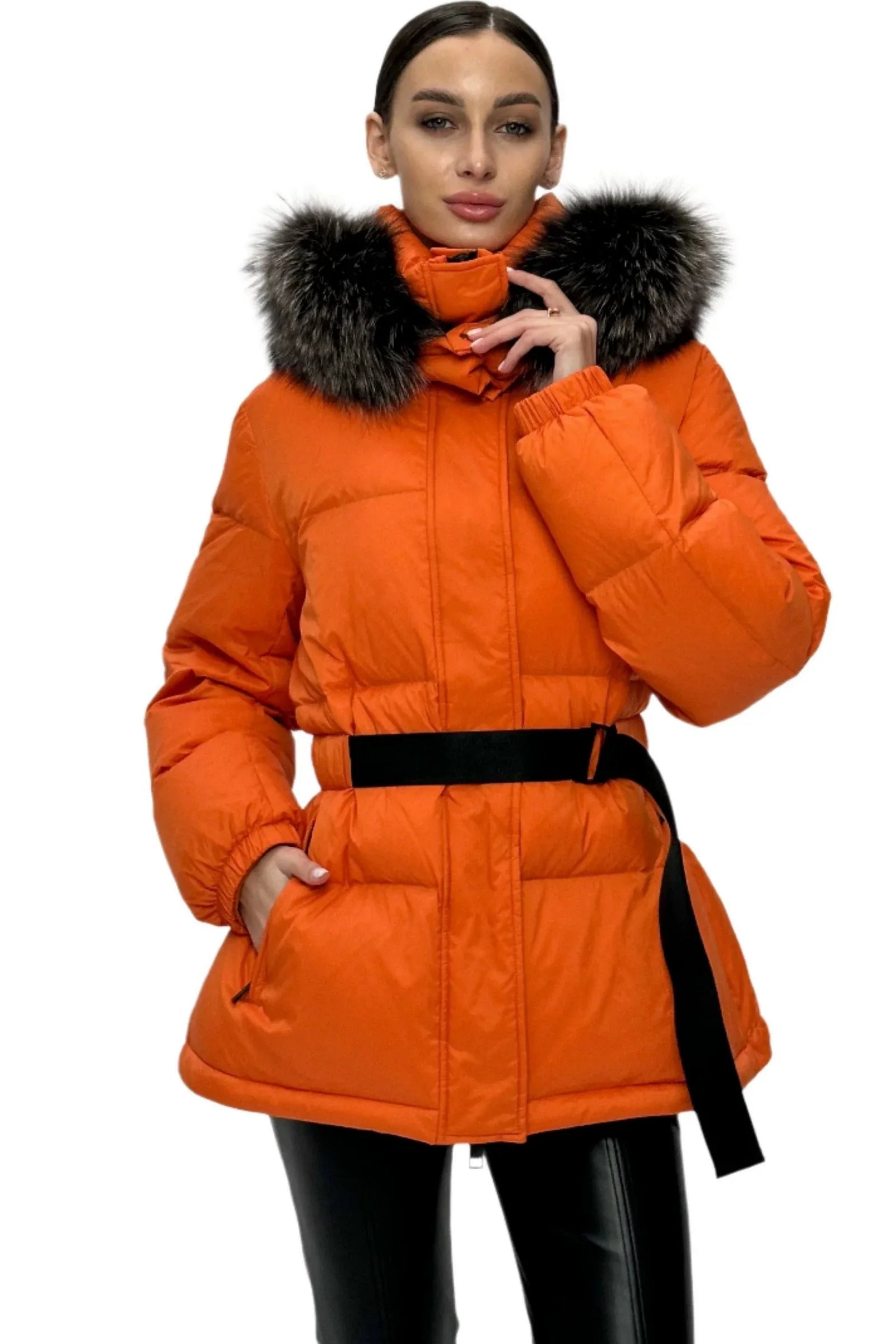 Genuine Silver Fox Down Fill Jacket - Energize Trek