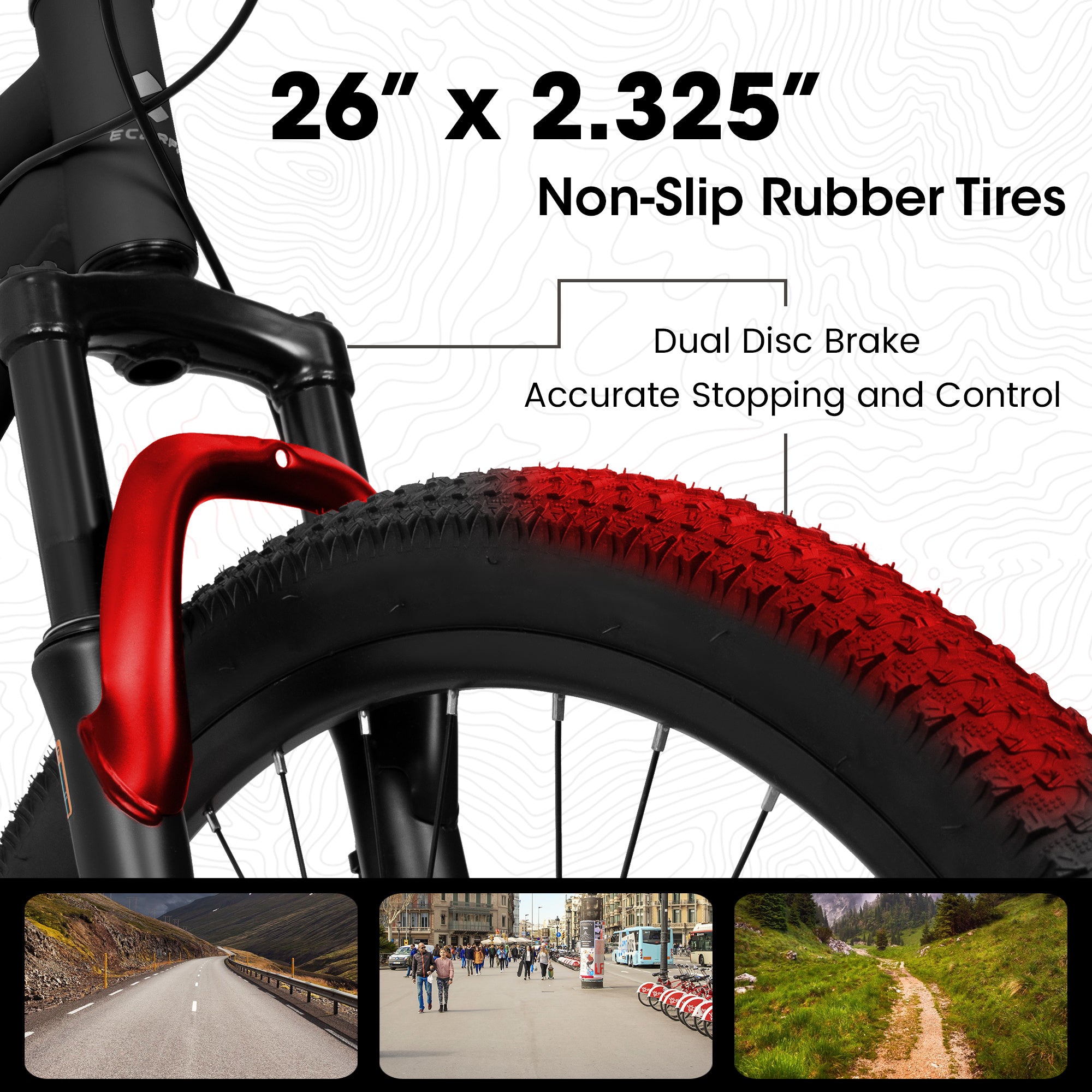 A26207 26 Inch Steel Frame Shock Fork Plus Shock Absorber 21-speed Unisex Mountain Bike - Energize Trek