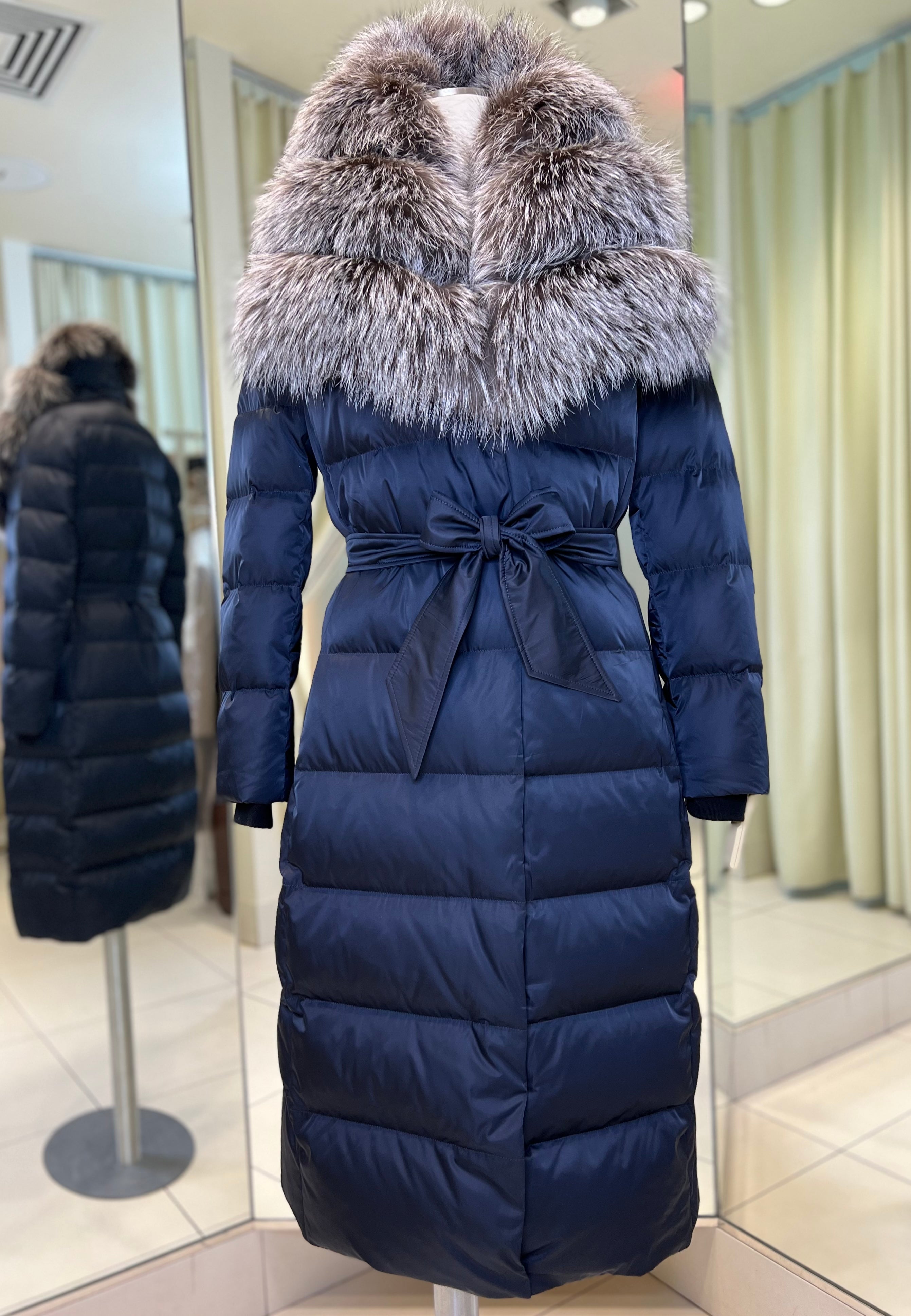 Kaimana Genuine Fox Fur Trim Premium Down Coat - Energize Trek