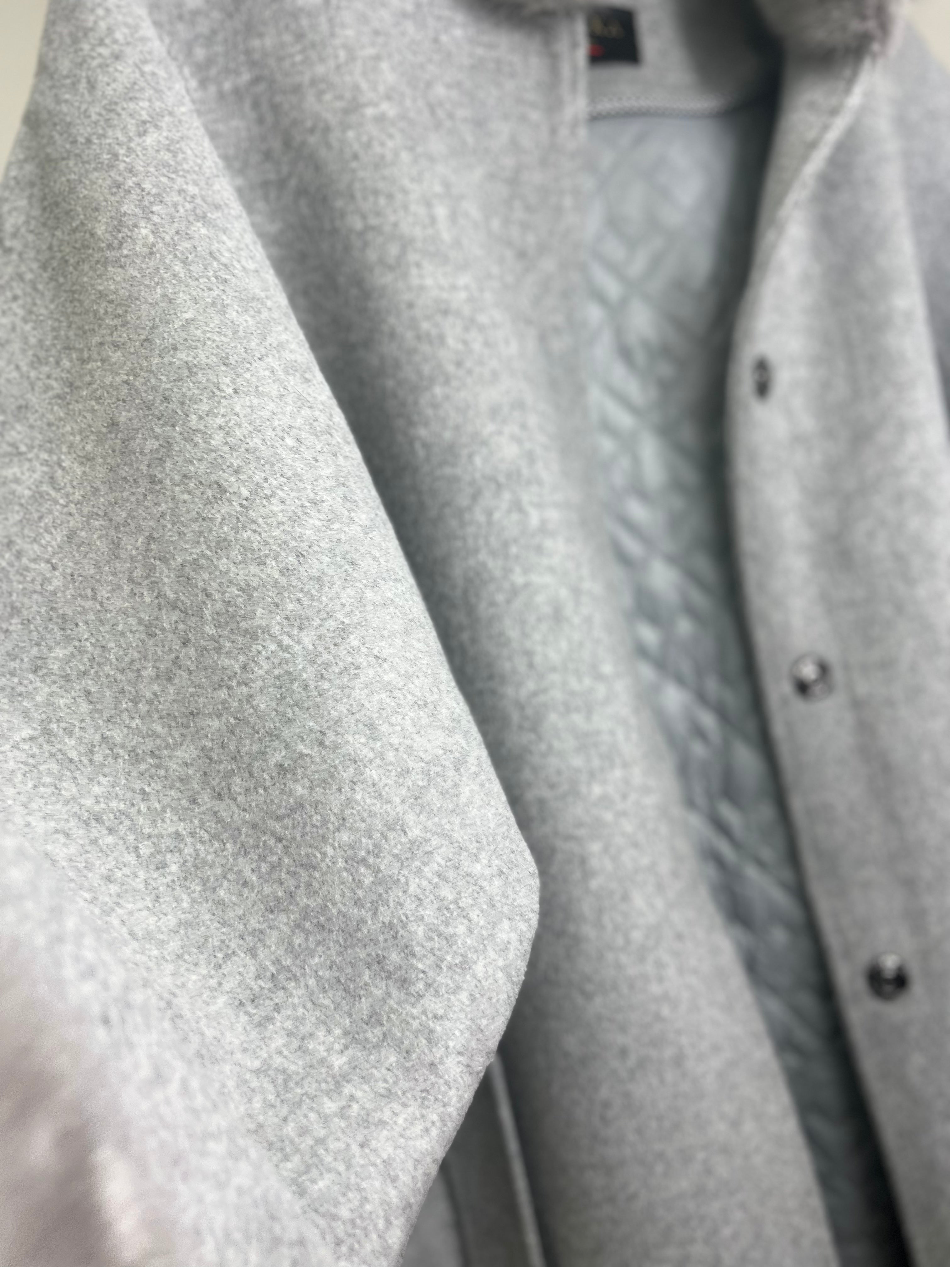 Genuine Scandinavian Mink Fur Virgin Wool Coat - Energize Trek