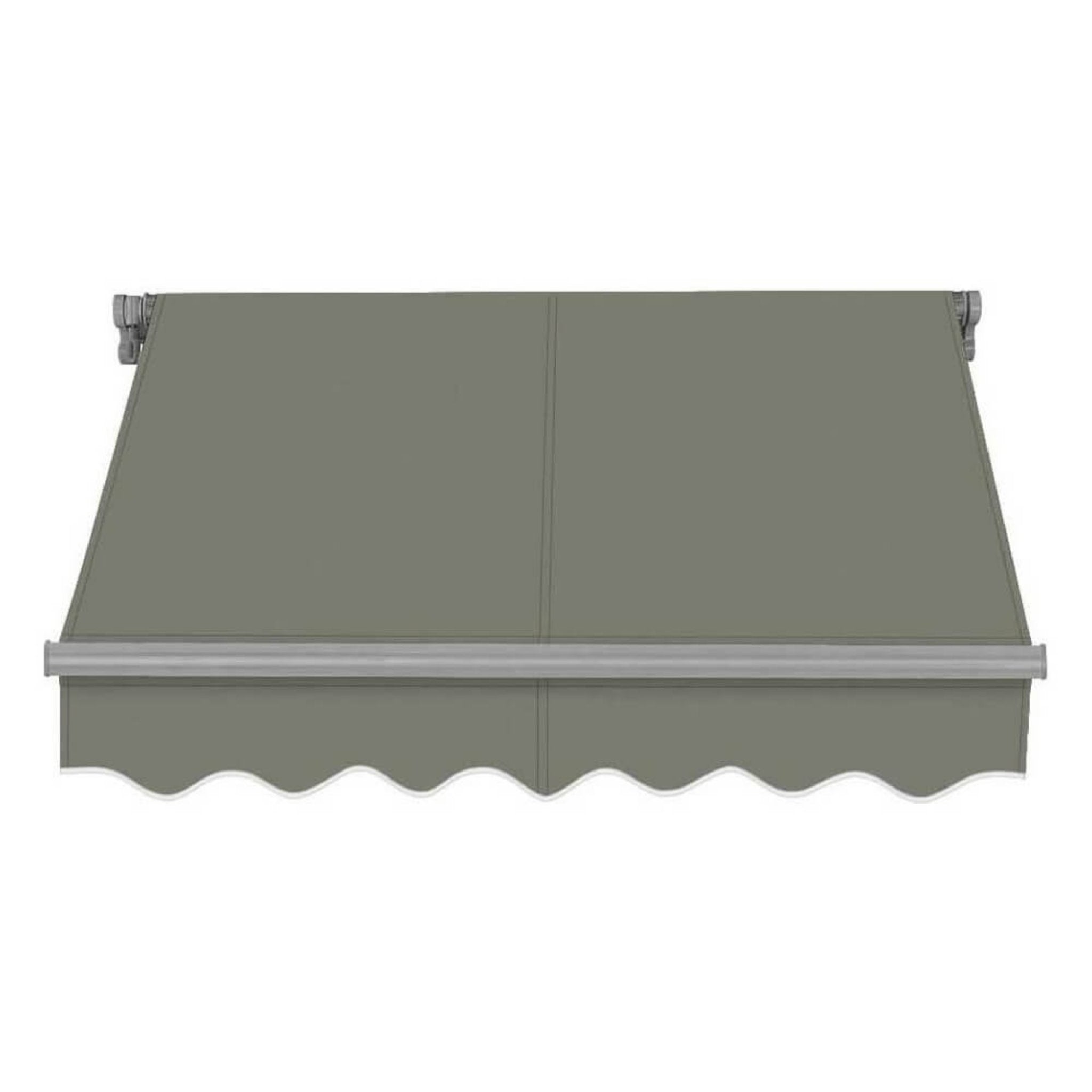 Advaning SG Series Manual Retractable Fully Assembled Sun Shade Canopy Awning, Gray (MA1210-MA1410) (SAK53186) - Energize Trek