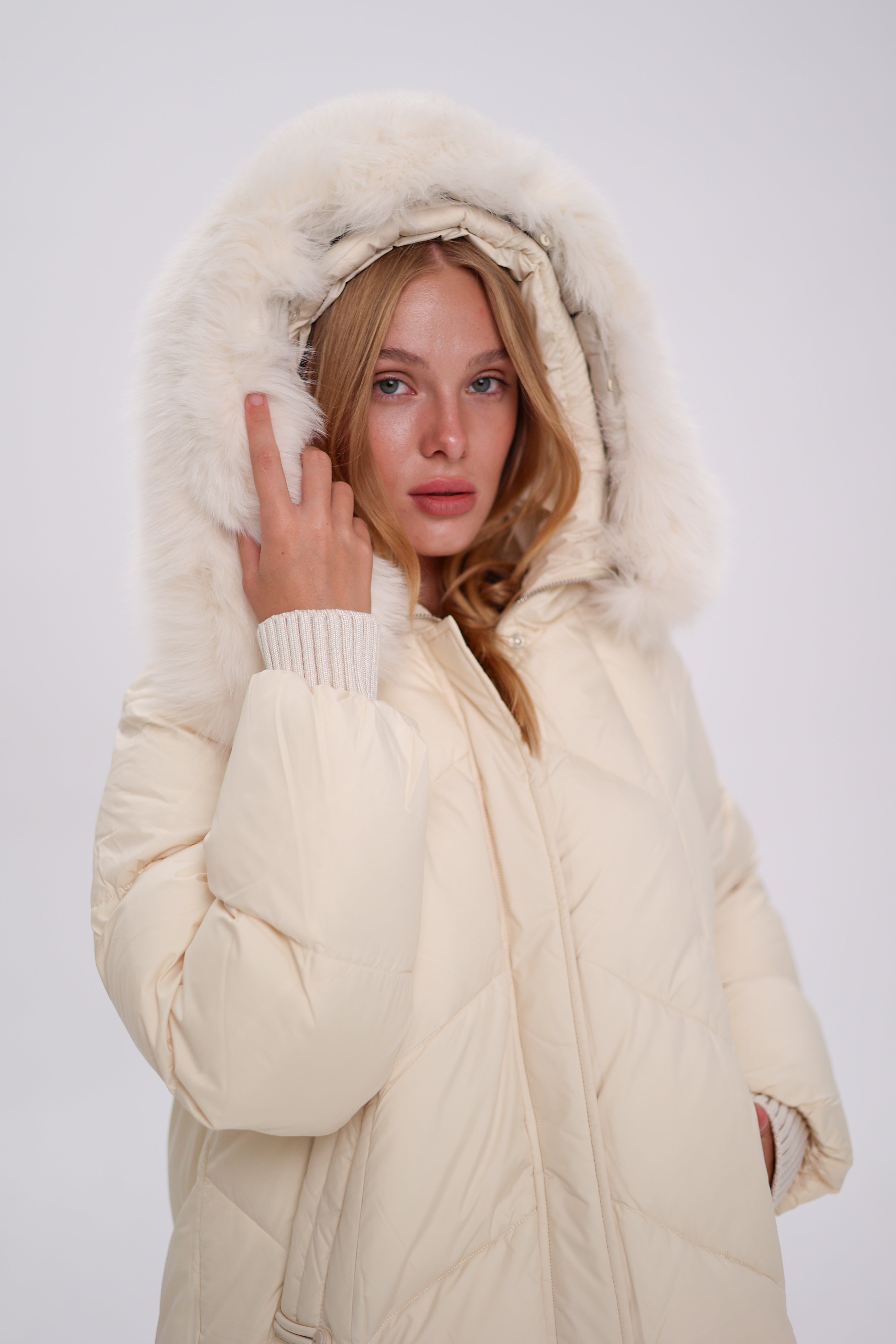 Genuine Polar Fox Thinsulate™ Coat - Energize Trek