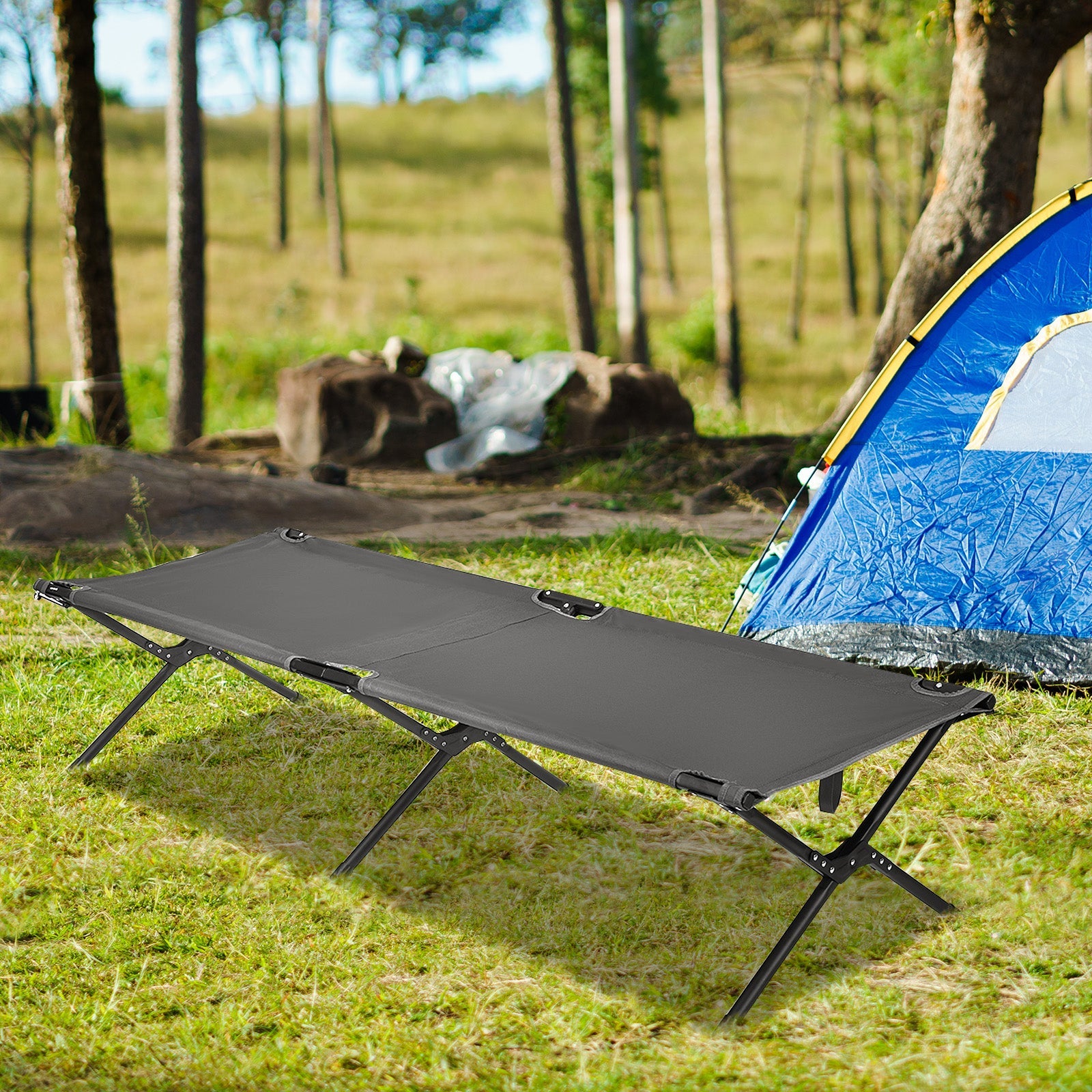 Adults Kids Folding Camping Cot - Energize Trek