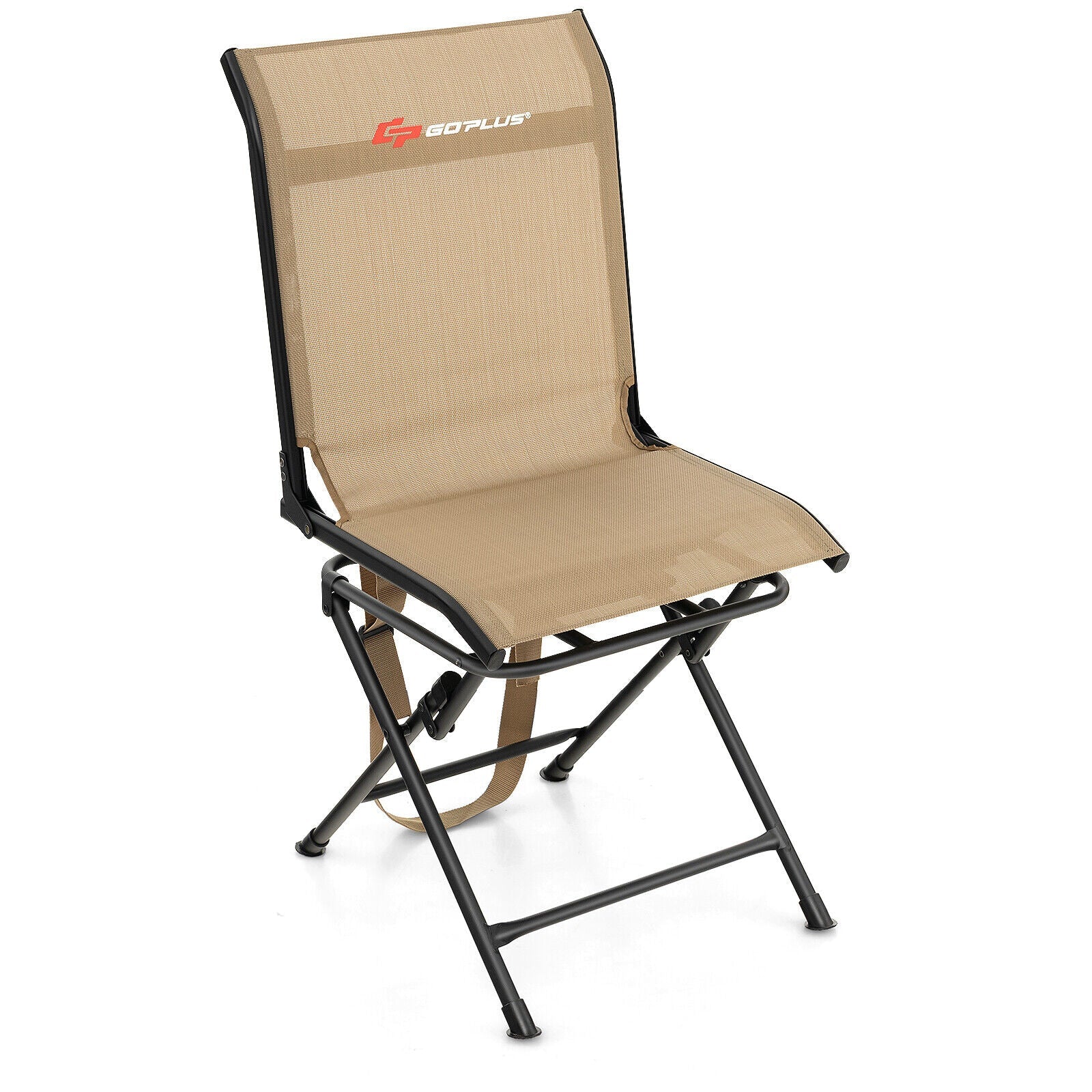 All weather Outdoor Foldable 360 Degree Swivel Chair with Iron Frame - Energize Trek