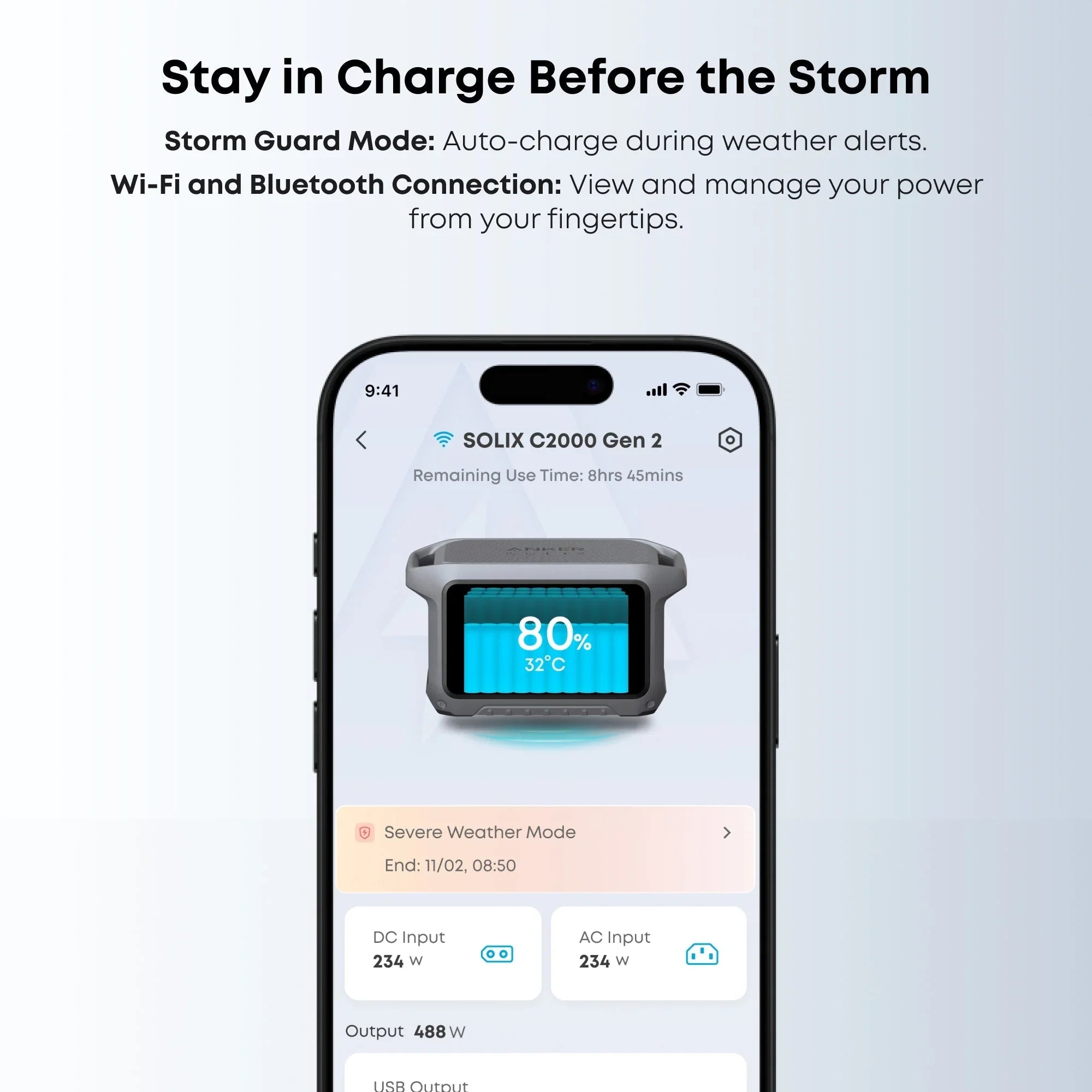 Anker SOLIX C2000 Gen2 Portable Power Station + 400w Solar Panel + Car Alternator Charger - Energize Trek