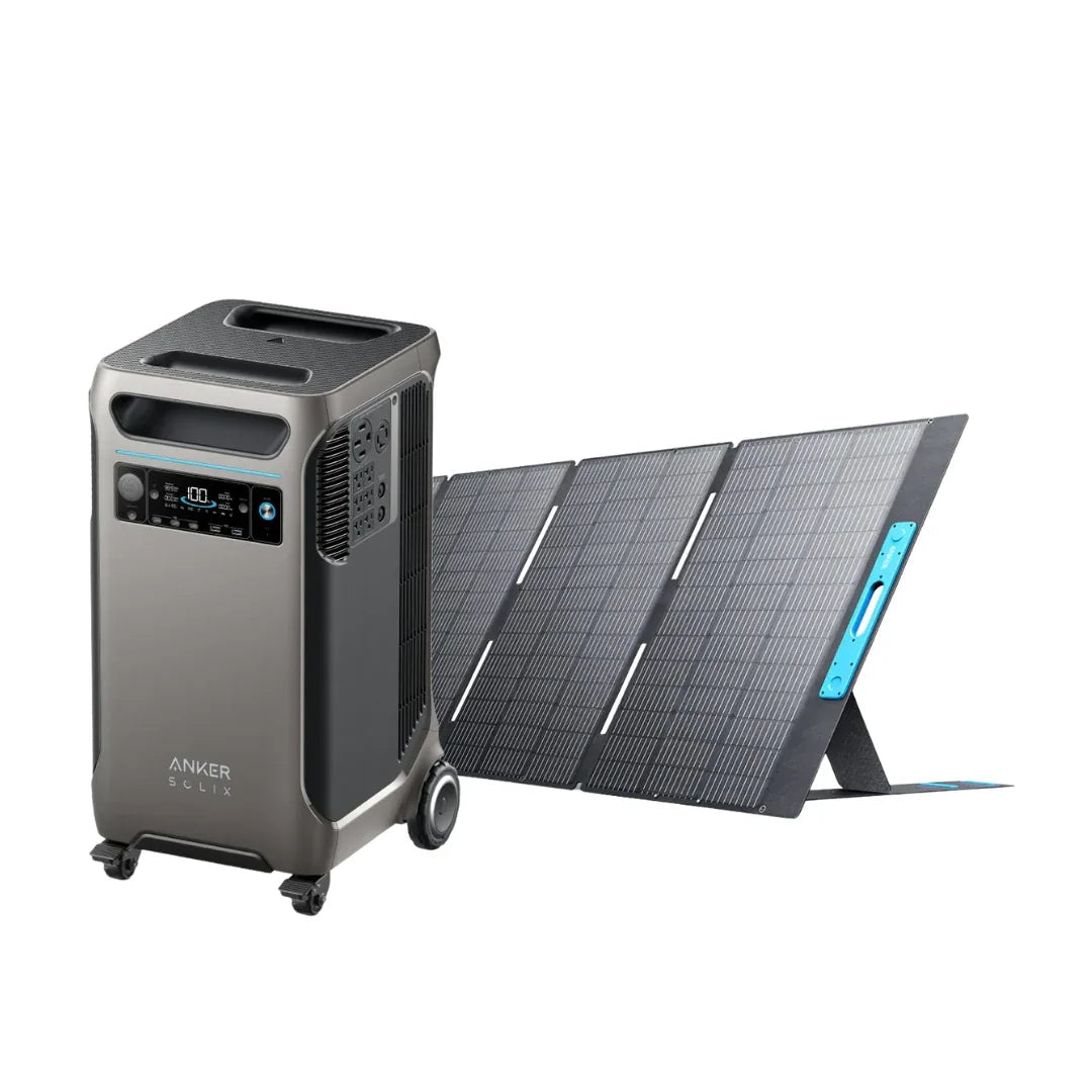 Anker SOLIX F3800 Solar Generator + 400W Portable Solar Panels - Energize Trek