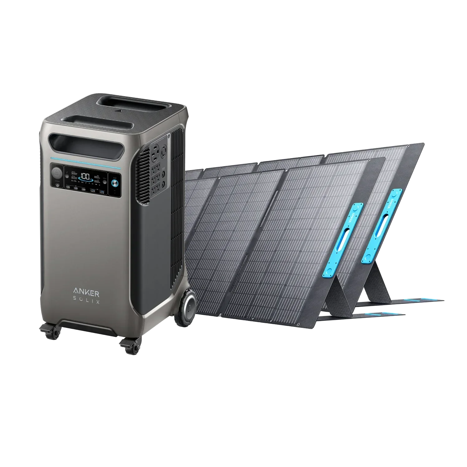Anker SOLIX F3800 Solar Generator + 400W Portable Solar Panels - Energize Trek