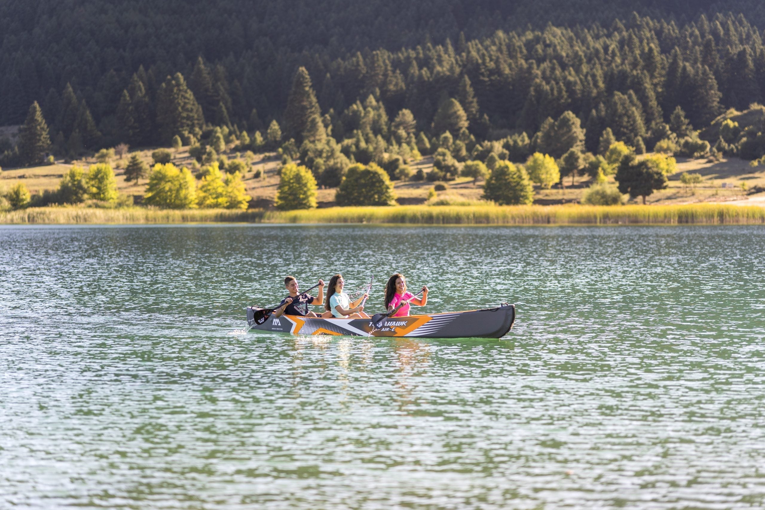 Aqua Marina TOMAHAWK AIR-C 15'8" Inflatable High Pressure Speed Kayak / Canoe - Energize Trek