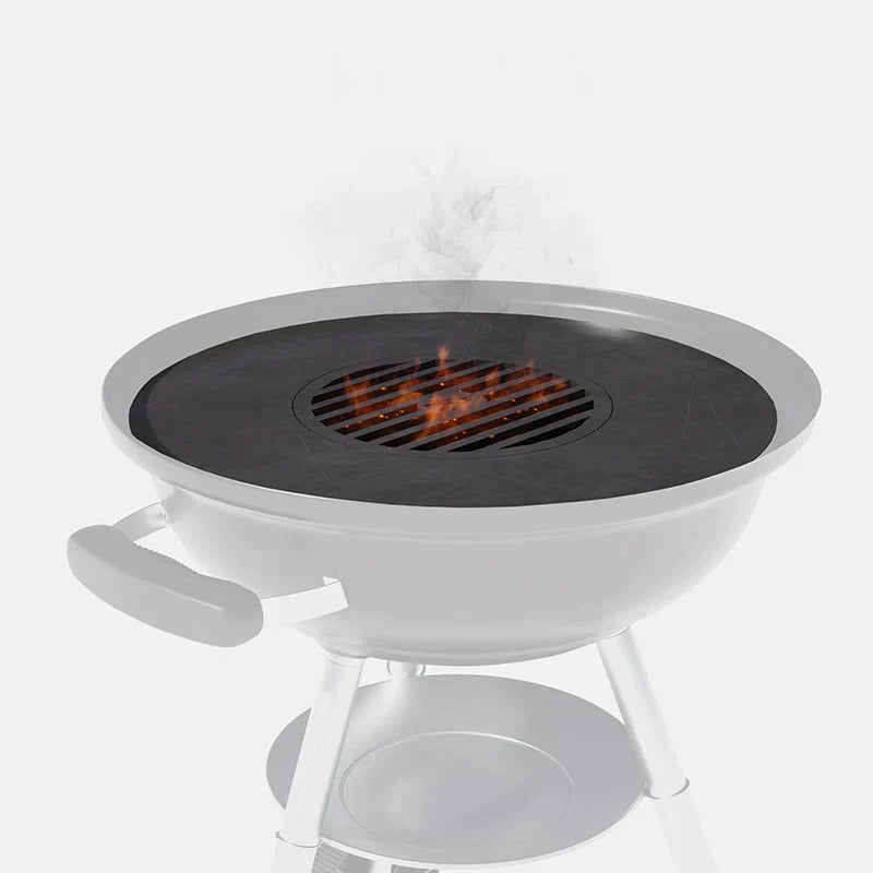 Arteflame 18″ Two-Piece Flat-Top Kit — Fits Weber® Kettle Charcoal Grills (Griddle Ring + Center Grill Grate) - Energize Trek