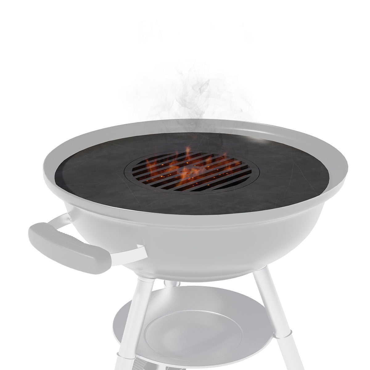 Arteflame Two-Piece Flat-Top Insert — Fits Weber® Kettle Charcoal Grills (Griddle Ring + Center Grill Grate) - Energize Trek