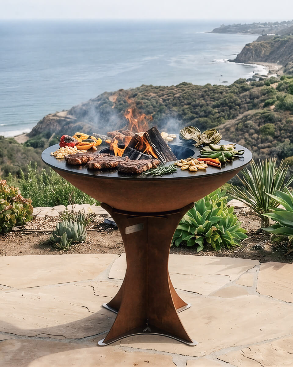 Arteflame XXL 40" Flat Top Grill - High Euro Base - Energize Trek