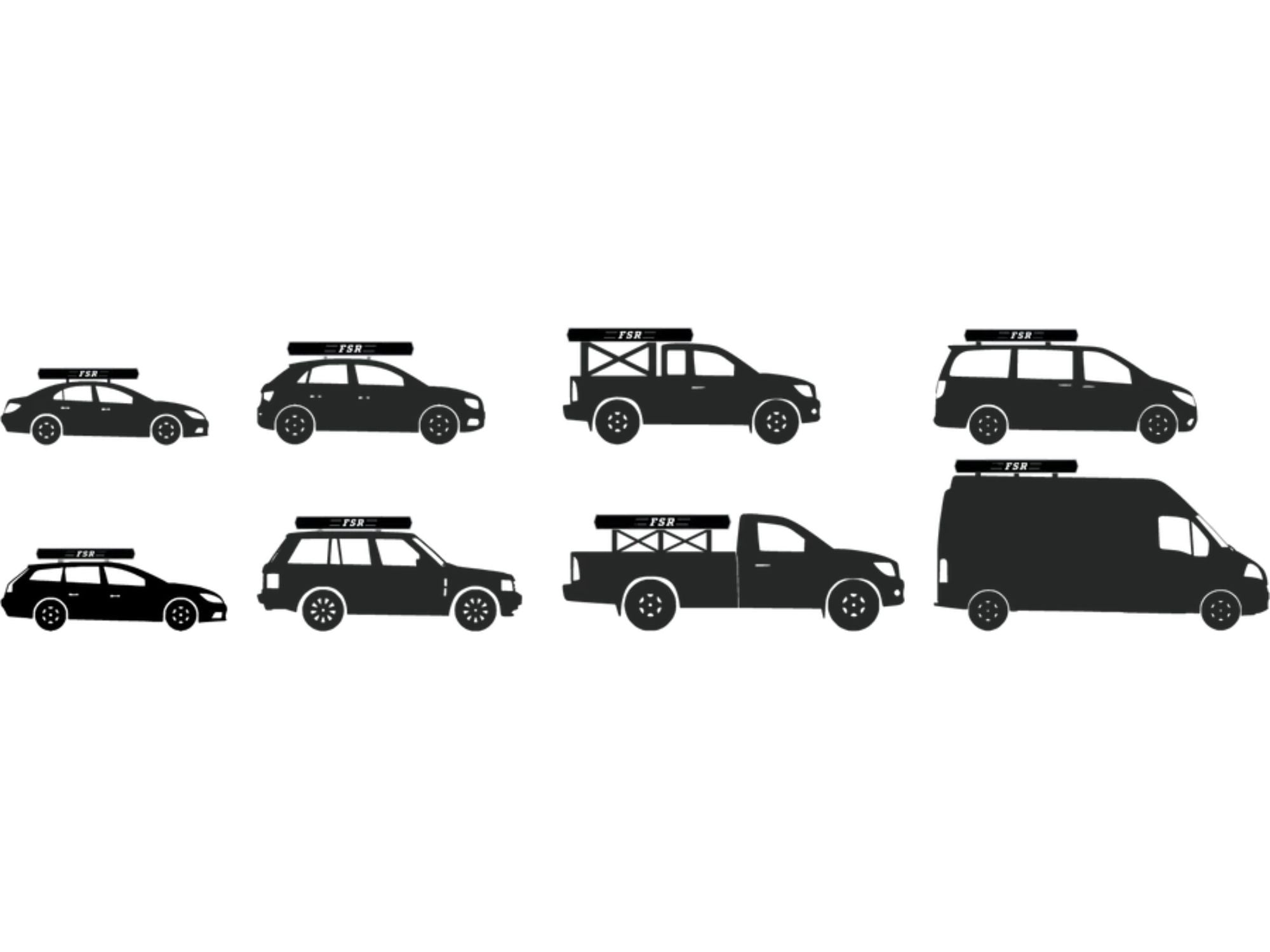 goFSR Odyssey Series 55" Rooftop Tent: 2-3 Person - Energize Trek