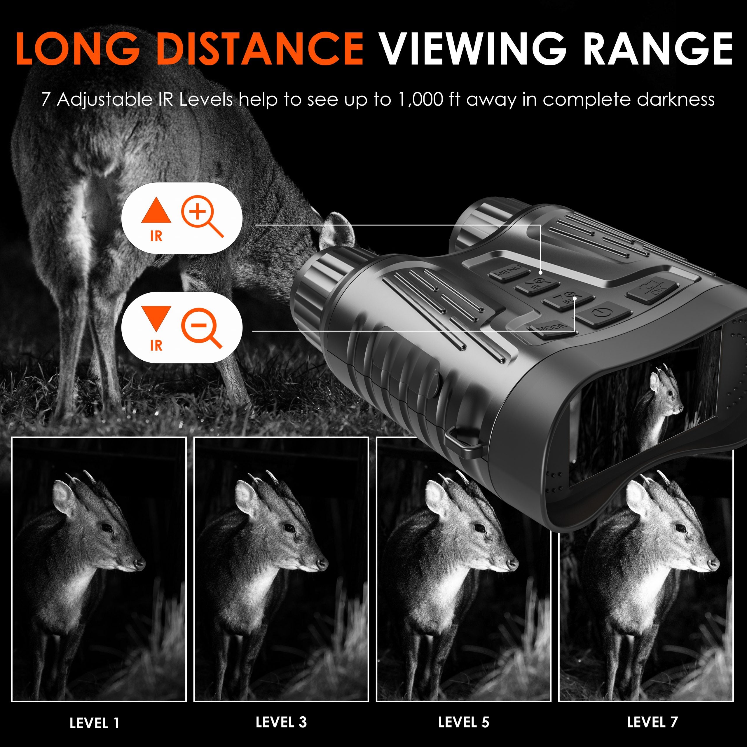 Rexing B1 Pro – 4K IR Night Vision Digital Binocular - Energize Trek