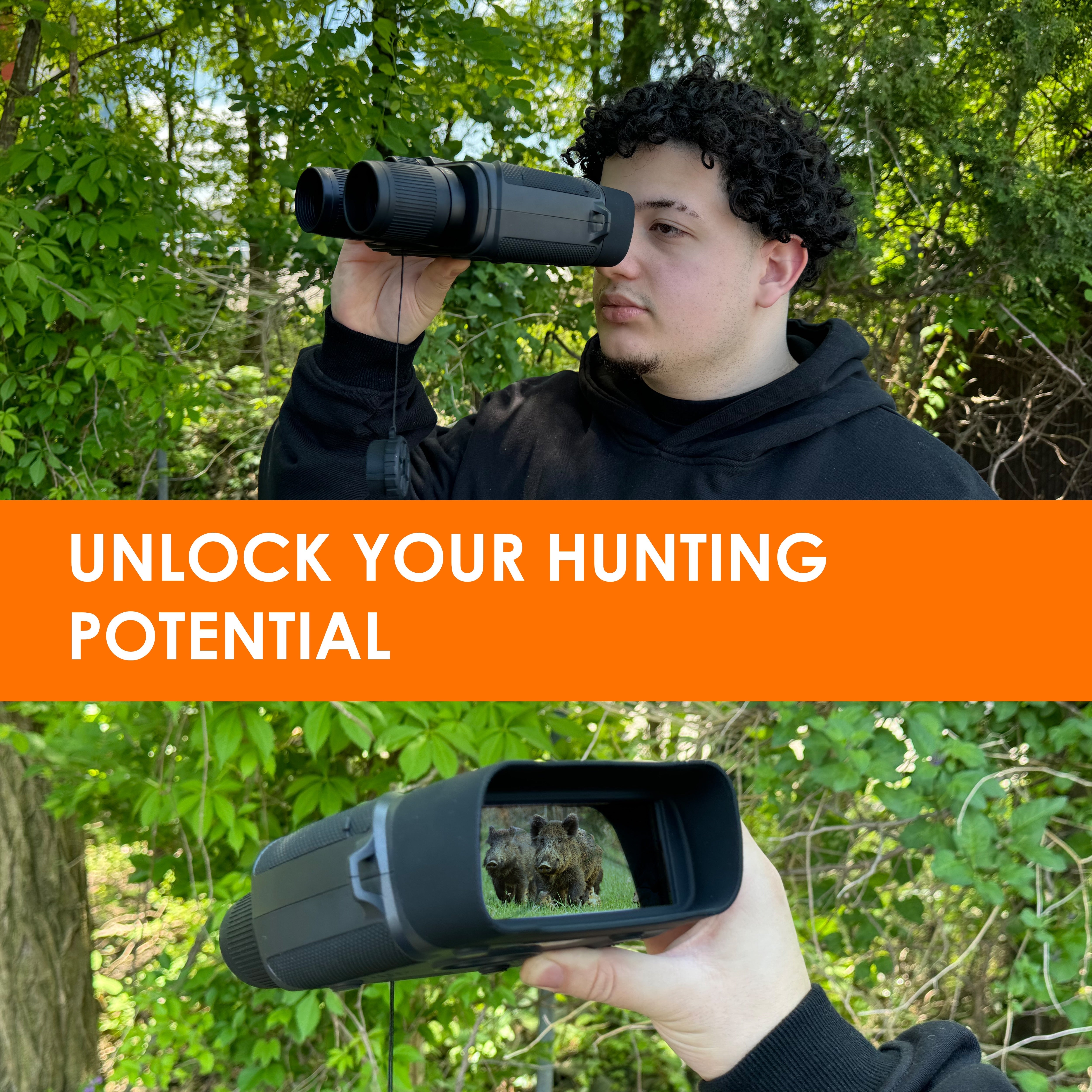 Rexing B1 Compass Night Vision Binoculars 4K Ultra HD - Energize Trek