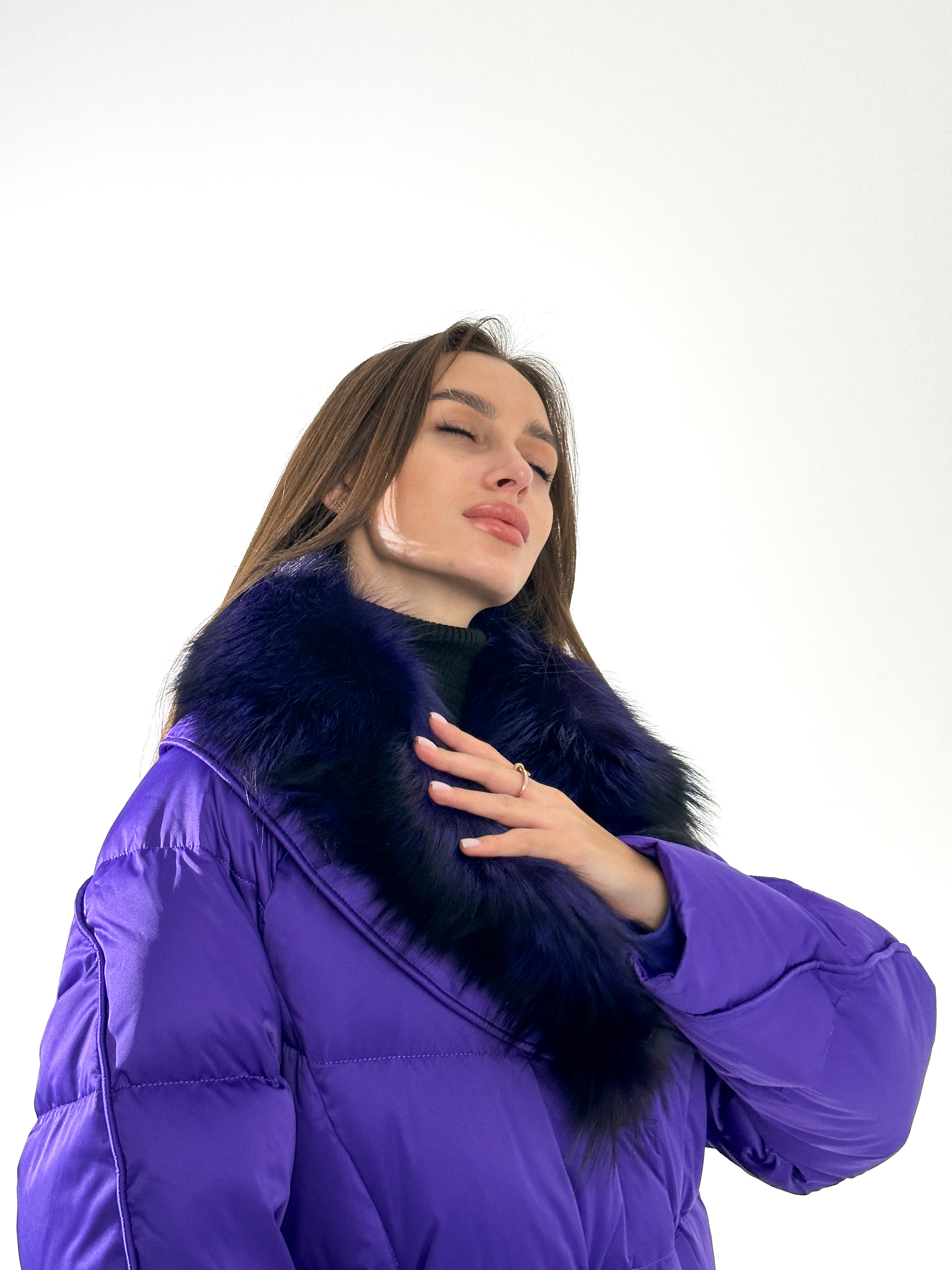 Genuine Silver Fox Premium Down Fill Coat - Energize Trek
