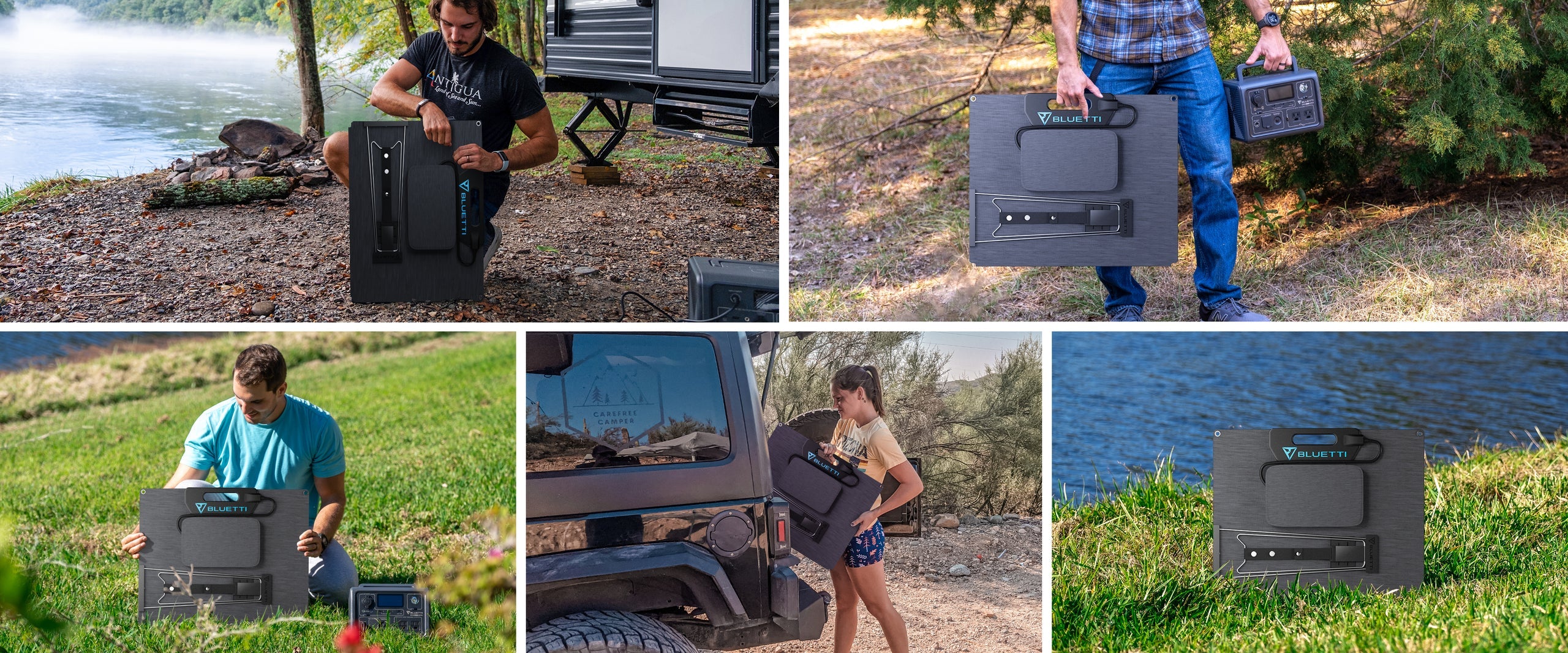BLUETTI 120W Solar Panel - Energize Trek