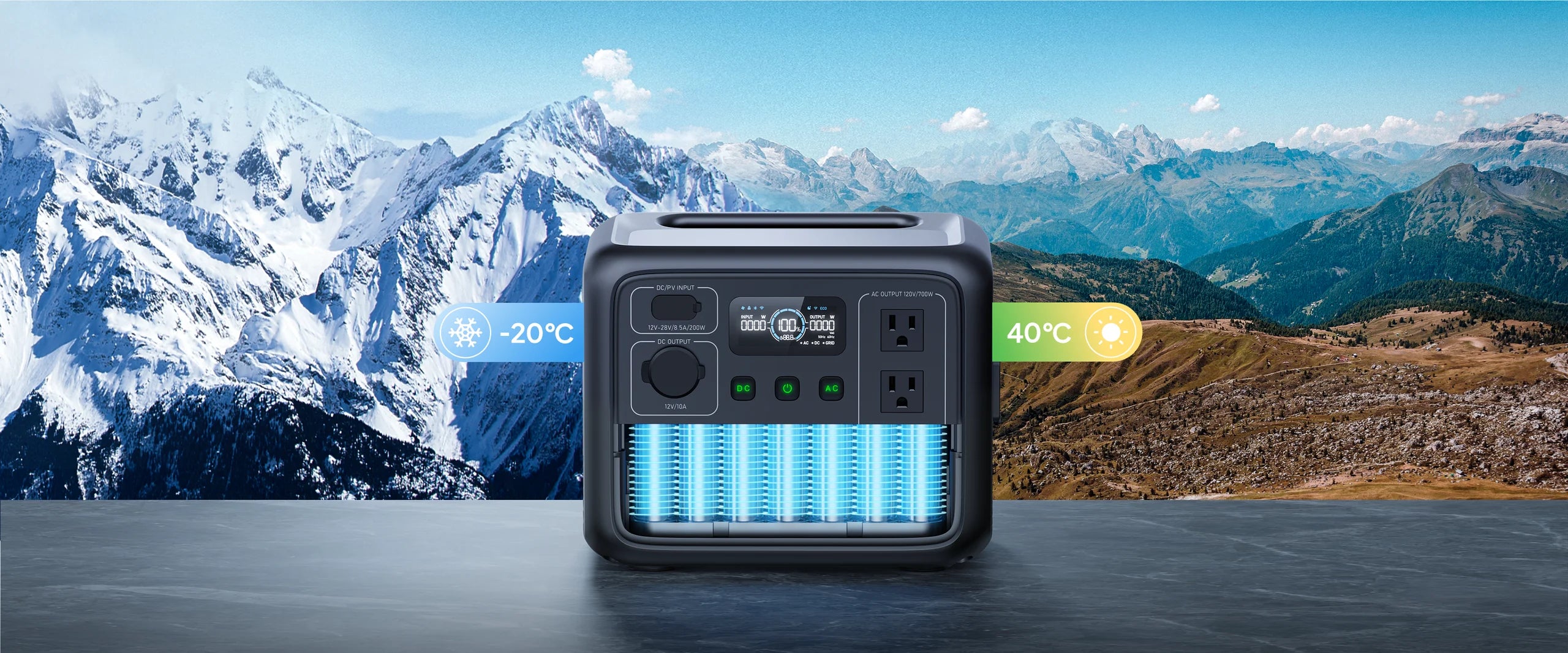 BLUETTI AC50B Portable Power Station - Energize Trek