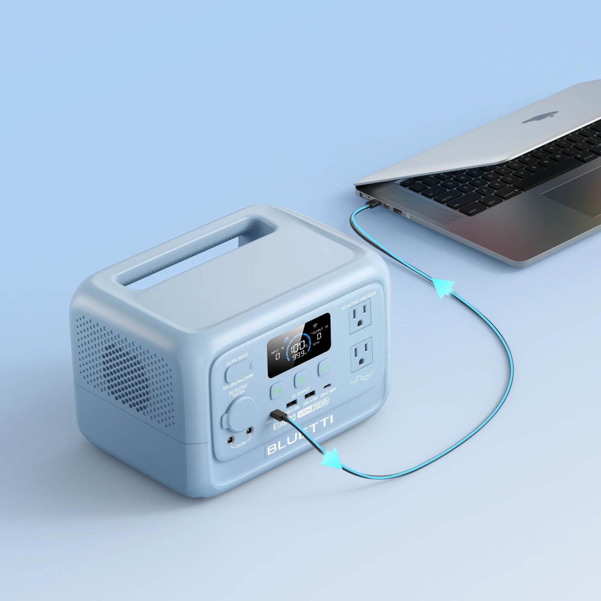 BLUETTI Elite 30 V2 | 288Wh 600W Portable Power Station - Energize Trek