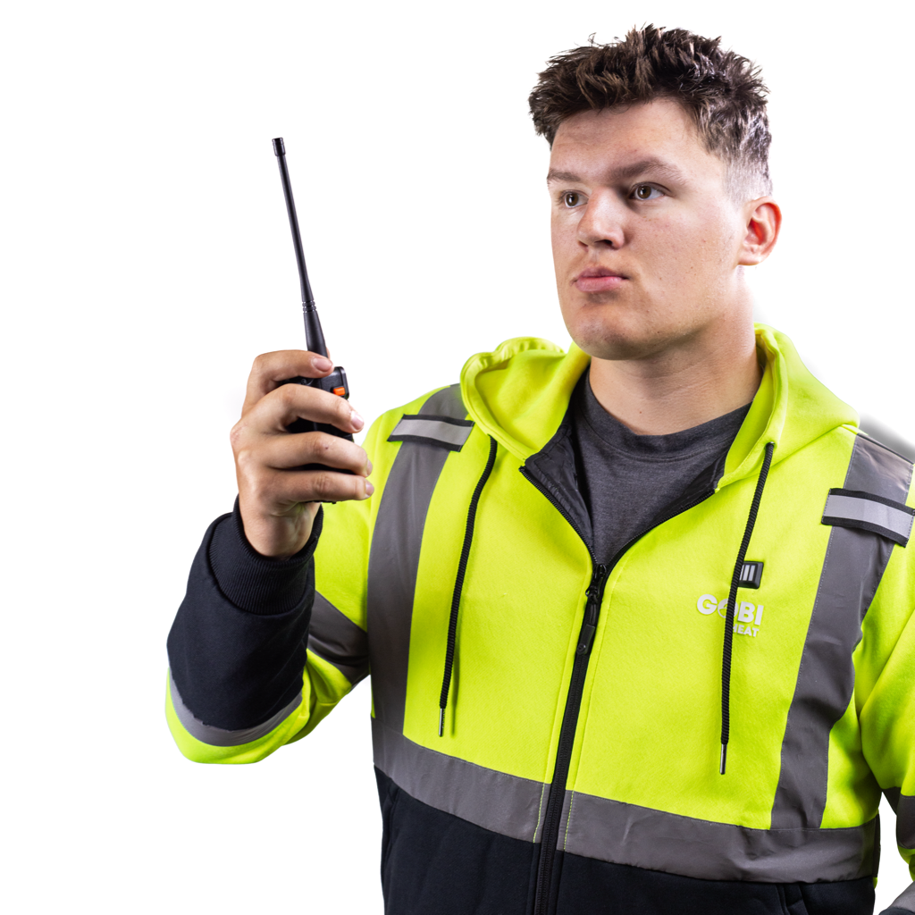 Beam Men's Workwear Heated High-Vis Hoodie - Energize Trek
