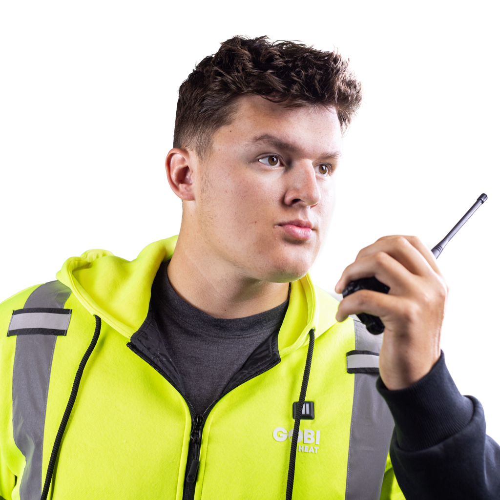 Beam Men's Workwear Heated High-Vis Hoodie - Energize Trek