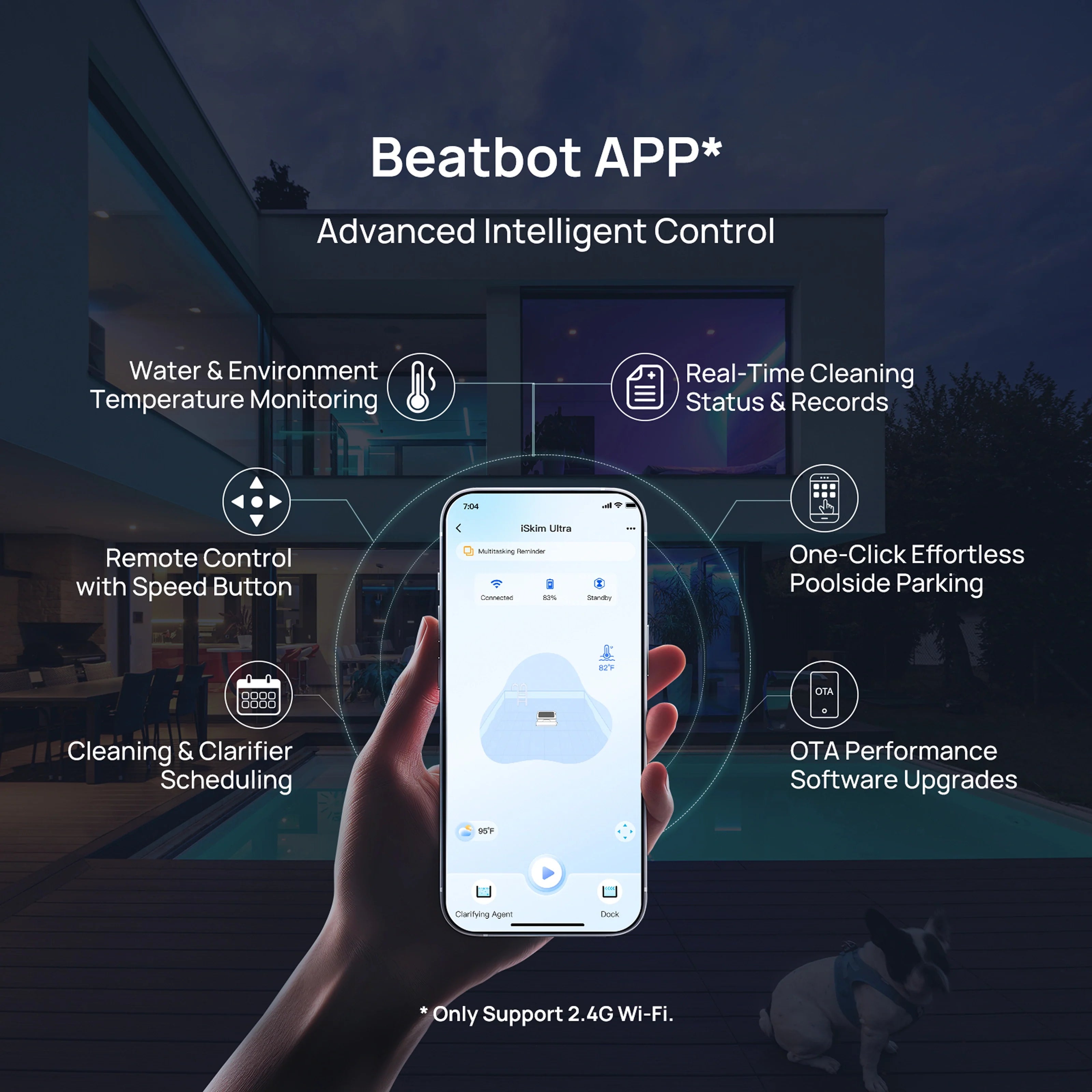 Beatbot iSkim Ultra Robotic Pool Skimmer - Energize Trek