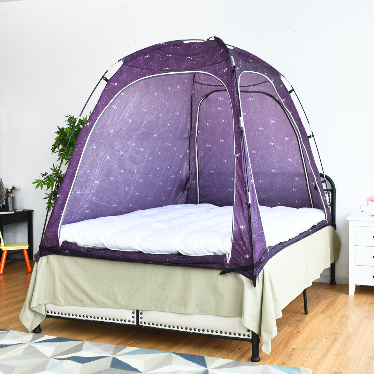Bed Tent Indoor Privacy Play Tent on Bed with Carry Bag - Energize Trek