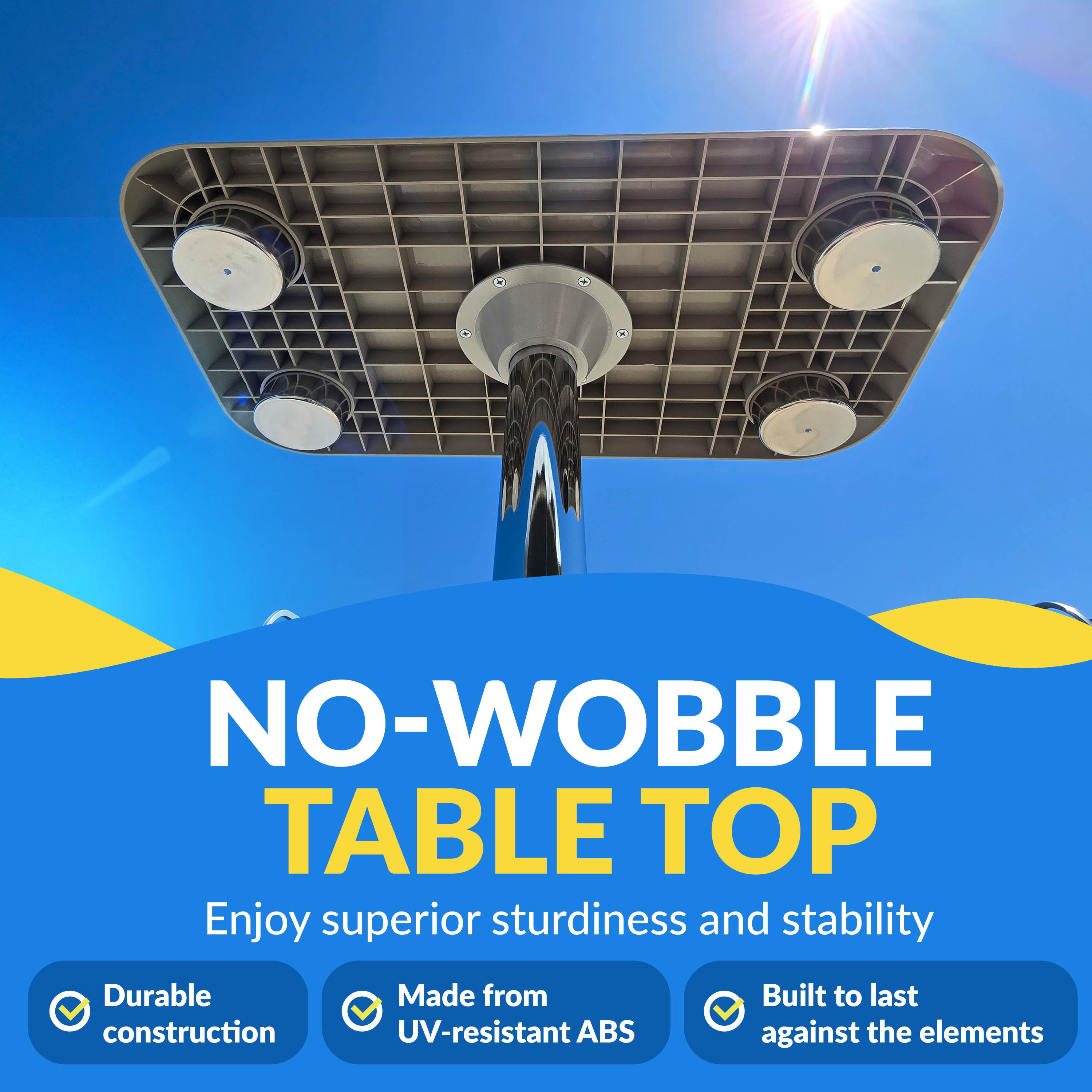 Boat Table Tops for Pontoons, Cabin Cruisers & Boats | Waterproof Replacement Table Top (6 colors): - Energize Trek