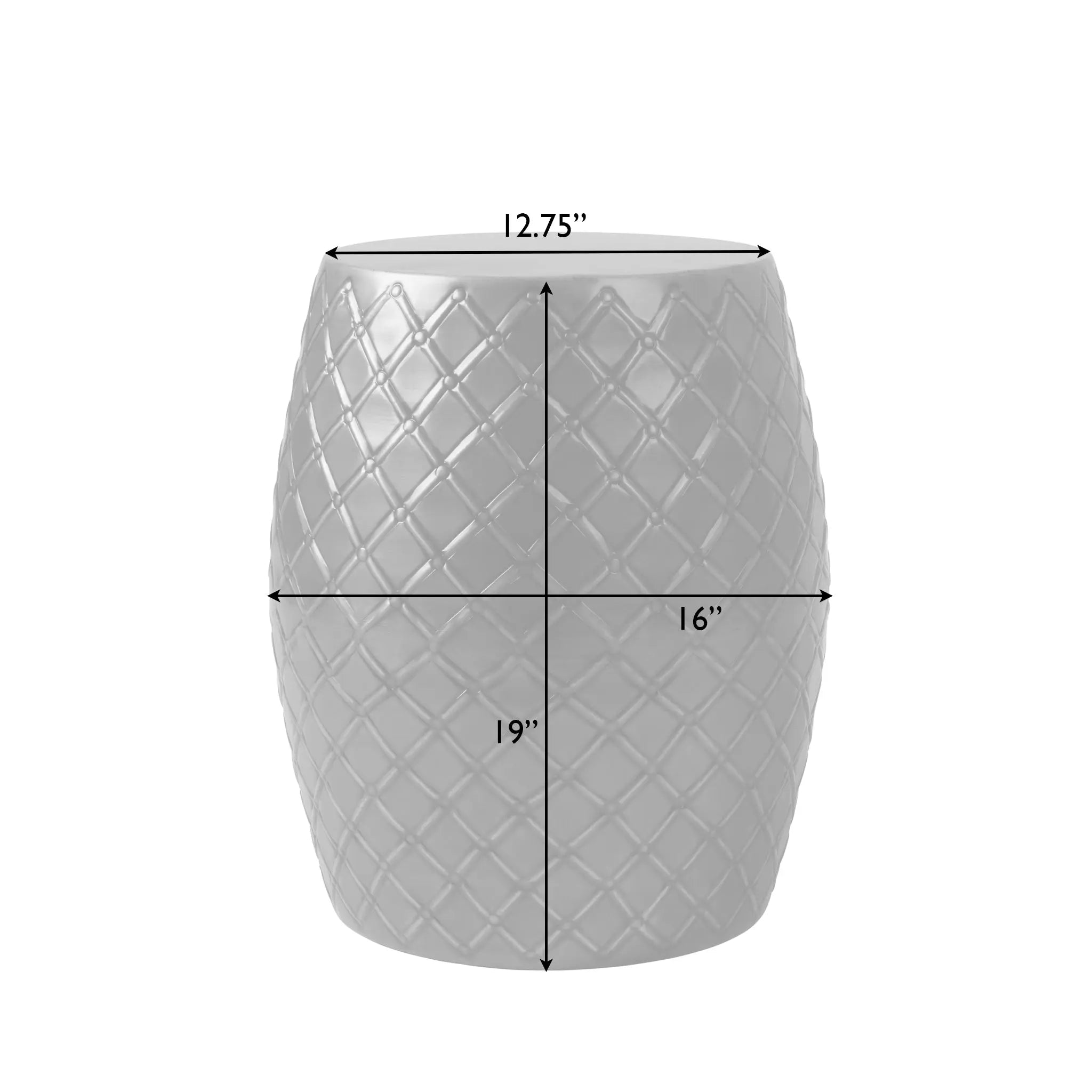 Braga Metal Stool-Container in Copper Finish - Energize Trek