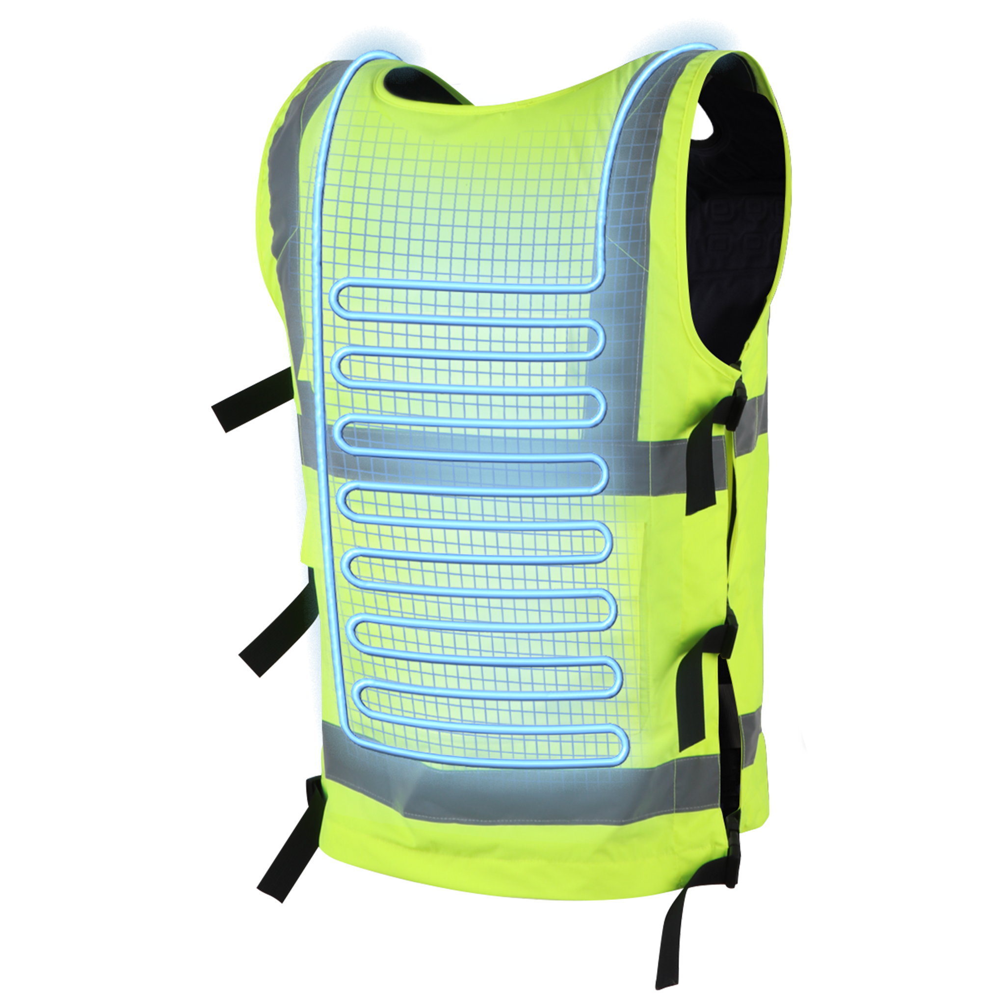 Breeze II Unisex High-Vis Cooling Vest - Energize Trek