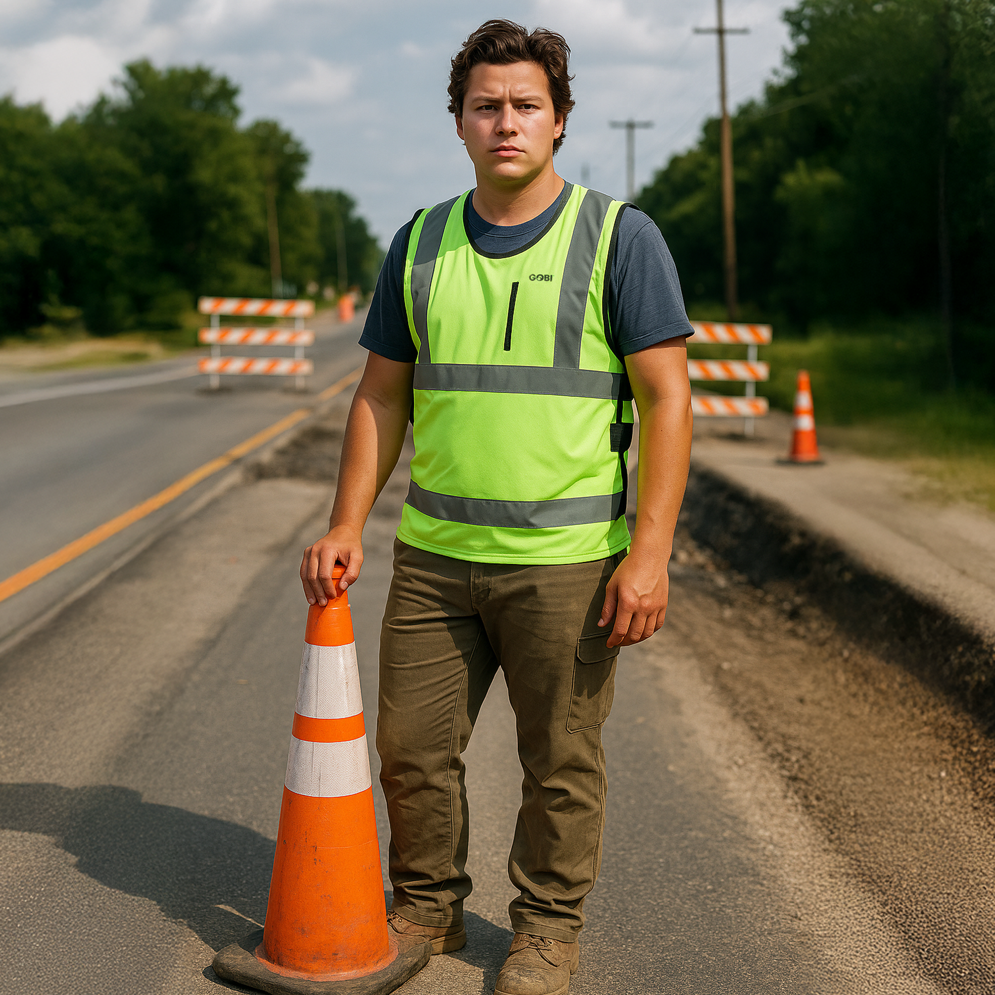 Breeze Unisex High-Vis Cooling Vest - Energize Trek