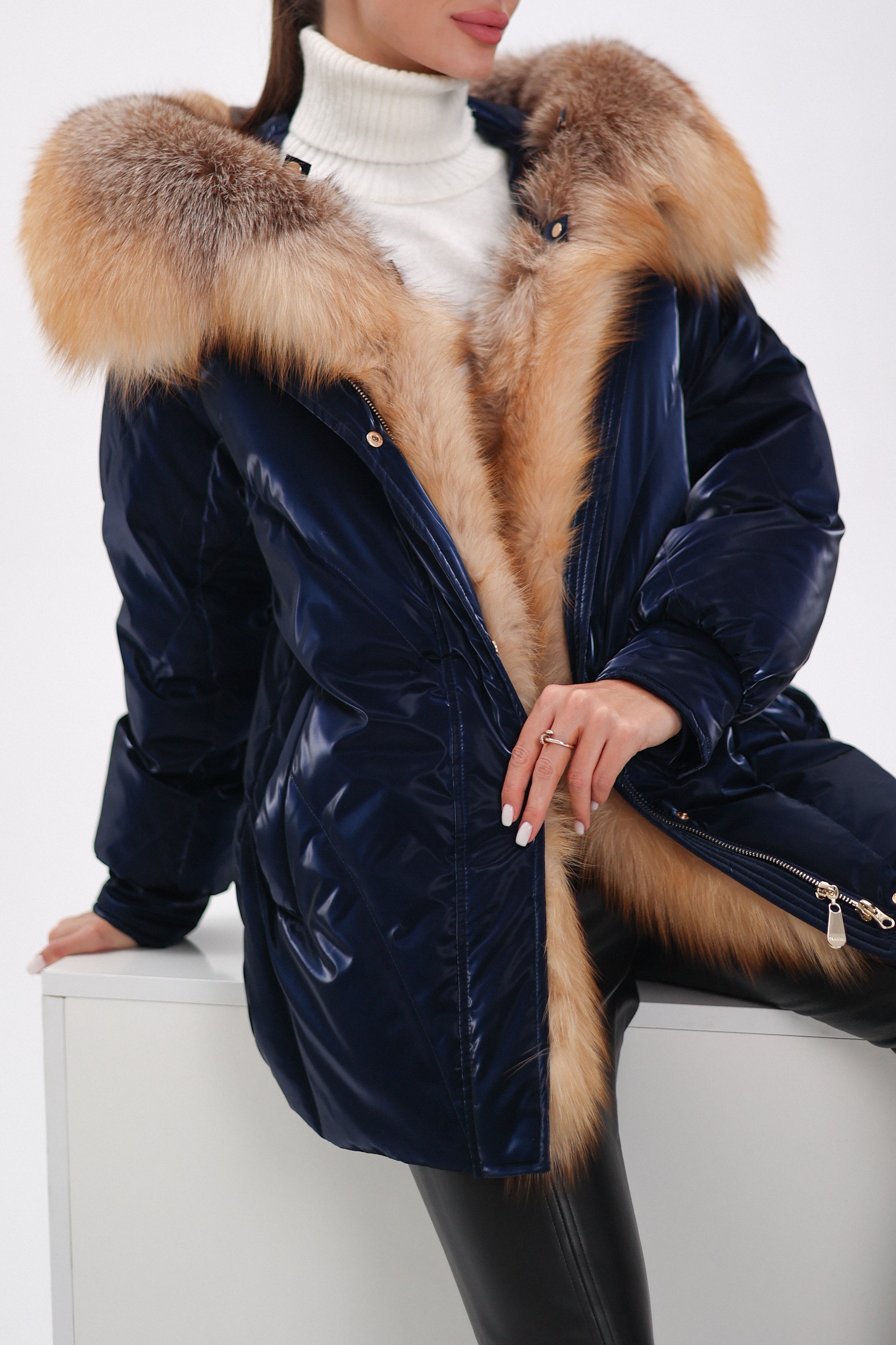 Genuine Red Fox Premium Down Fill Vinyl Parka - Energize Trek