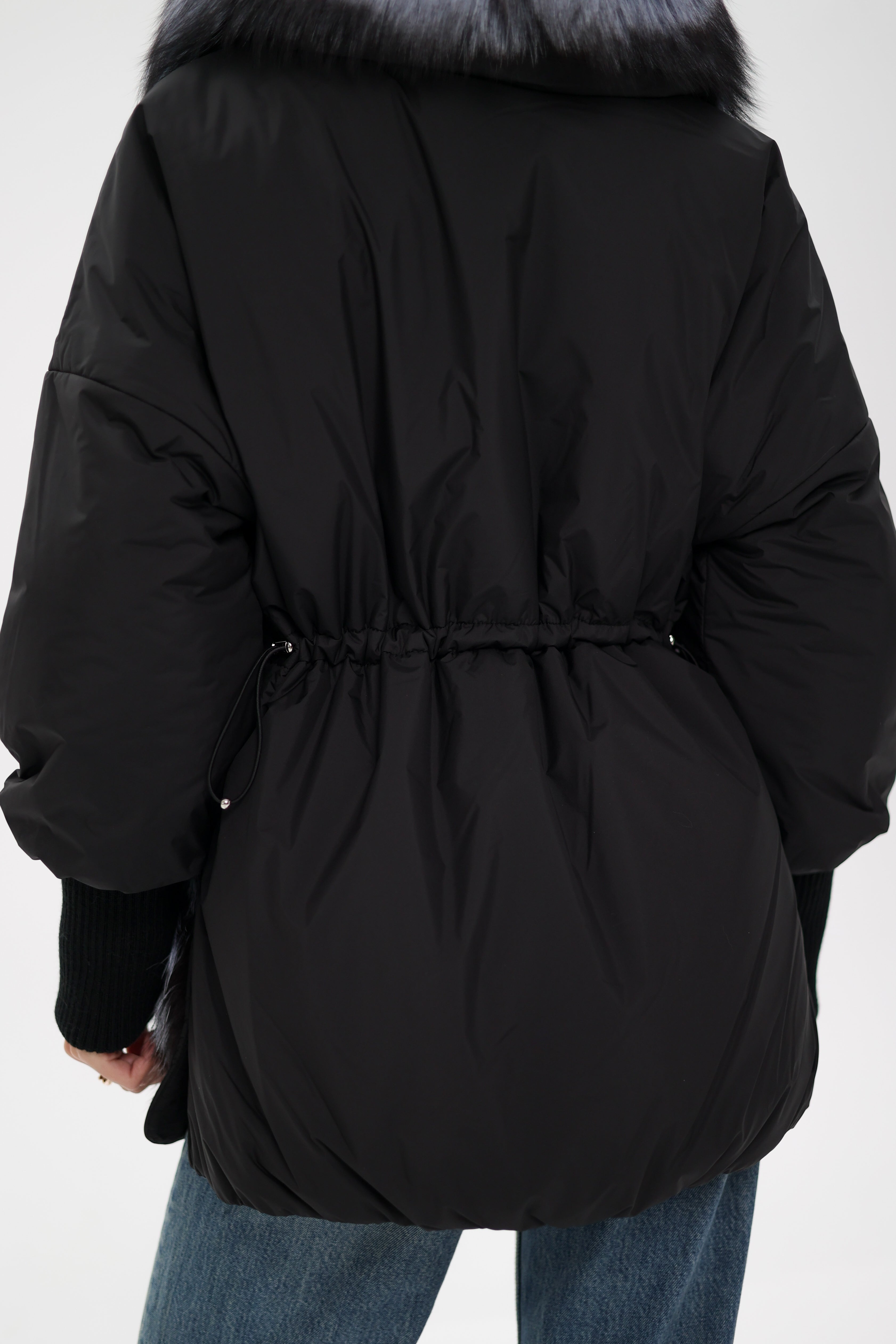 Genuine Silver Fox Down Fill Coat - Energize Trek