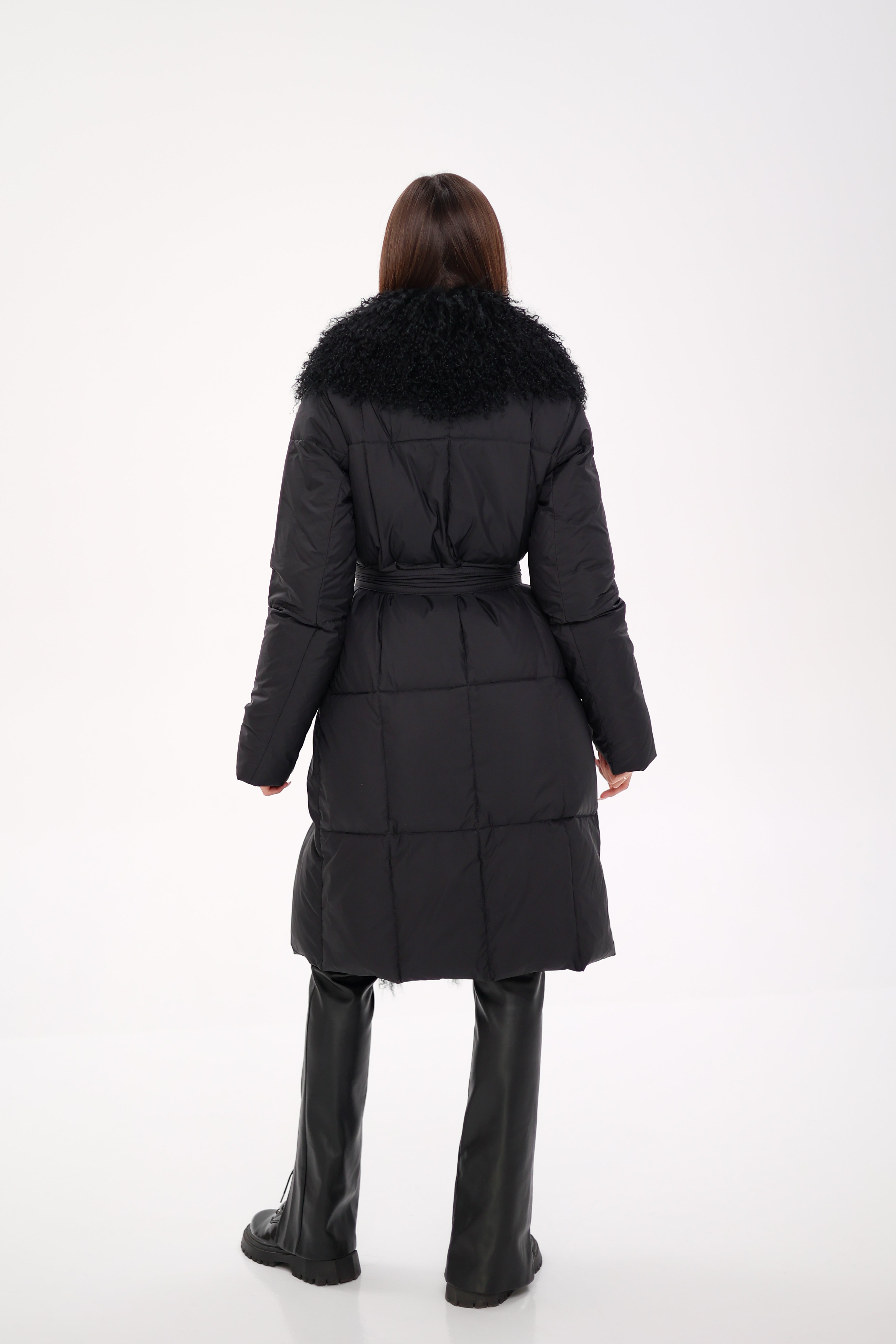 Genuine Lama Fur Premium Down Coat - Energize Trek