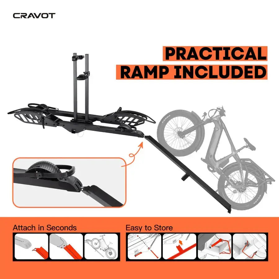CRAVOT CyberRack E1 (25) Hitch Bike Rack - Energize Trek