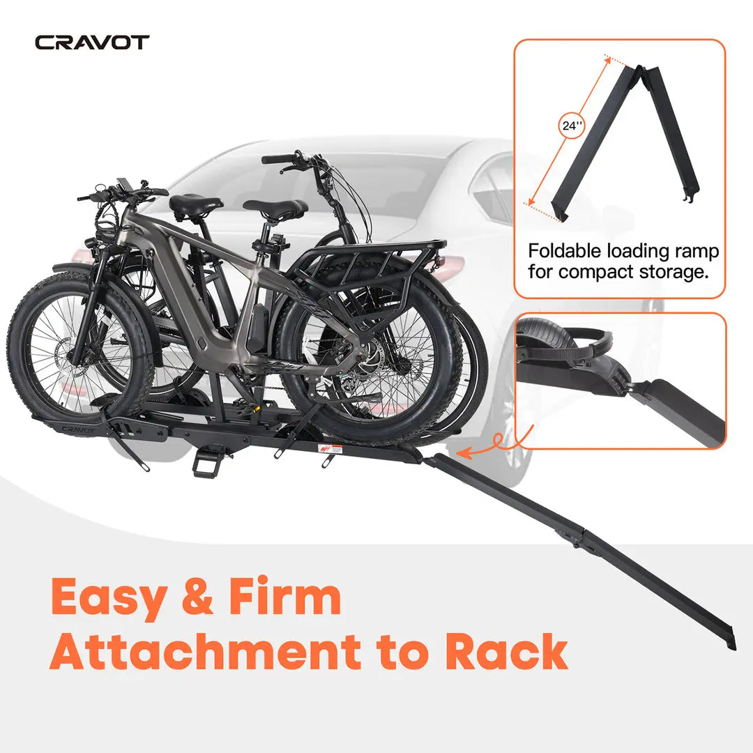 CRAVOT CyberRack E2 Plus Hitch Bike Rack - Energize Trek