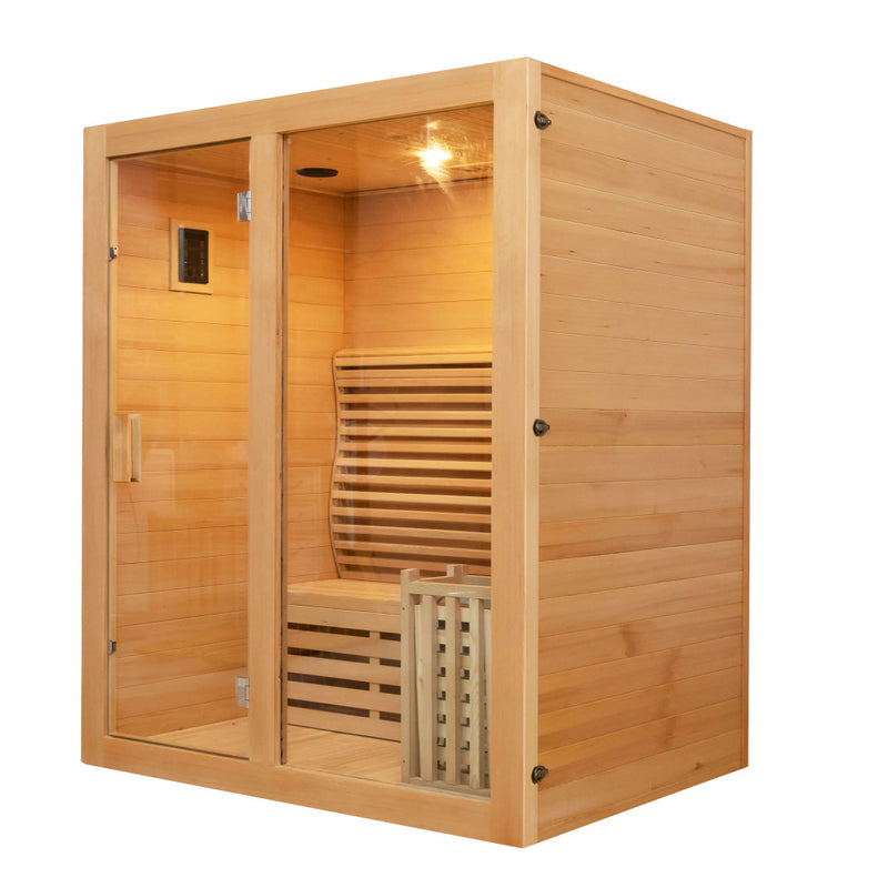 SAUNA EVOLUTION® Canadian Indoor Ozone Saunas And Steam Room For SPA Center Glass 08 - Energize Trek