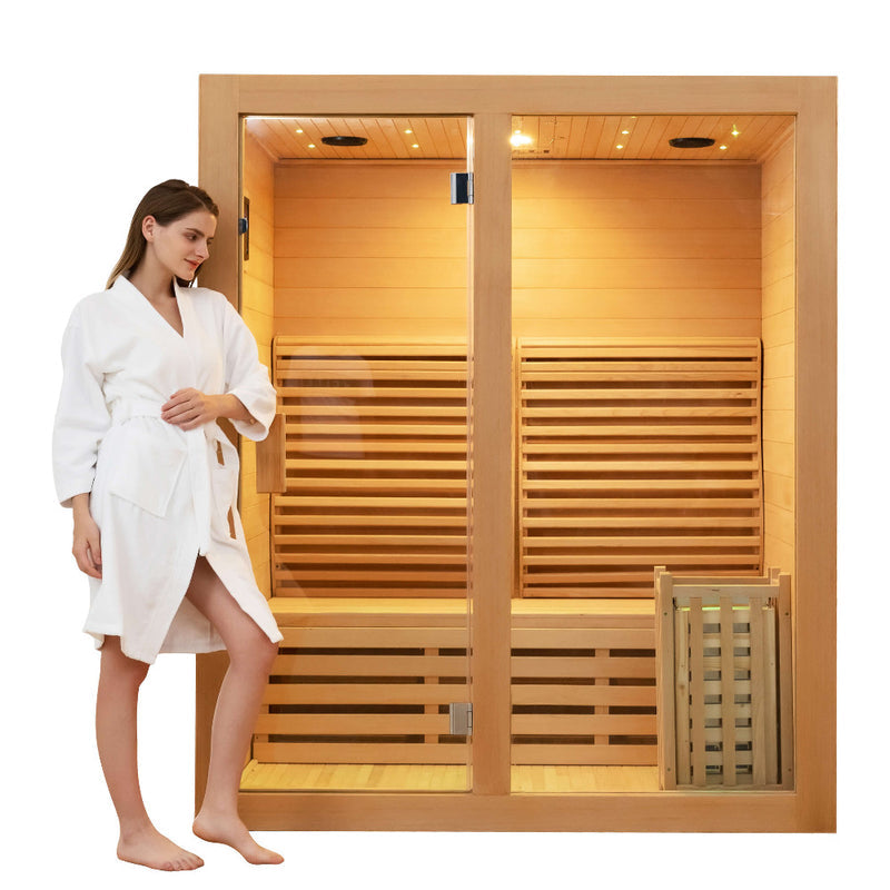 SAUNA EVOLUTION® Canadian Indoor Ozone Saunas And Steam Room For SPA Center Glass 08 - Energize Trek
